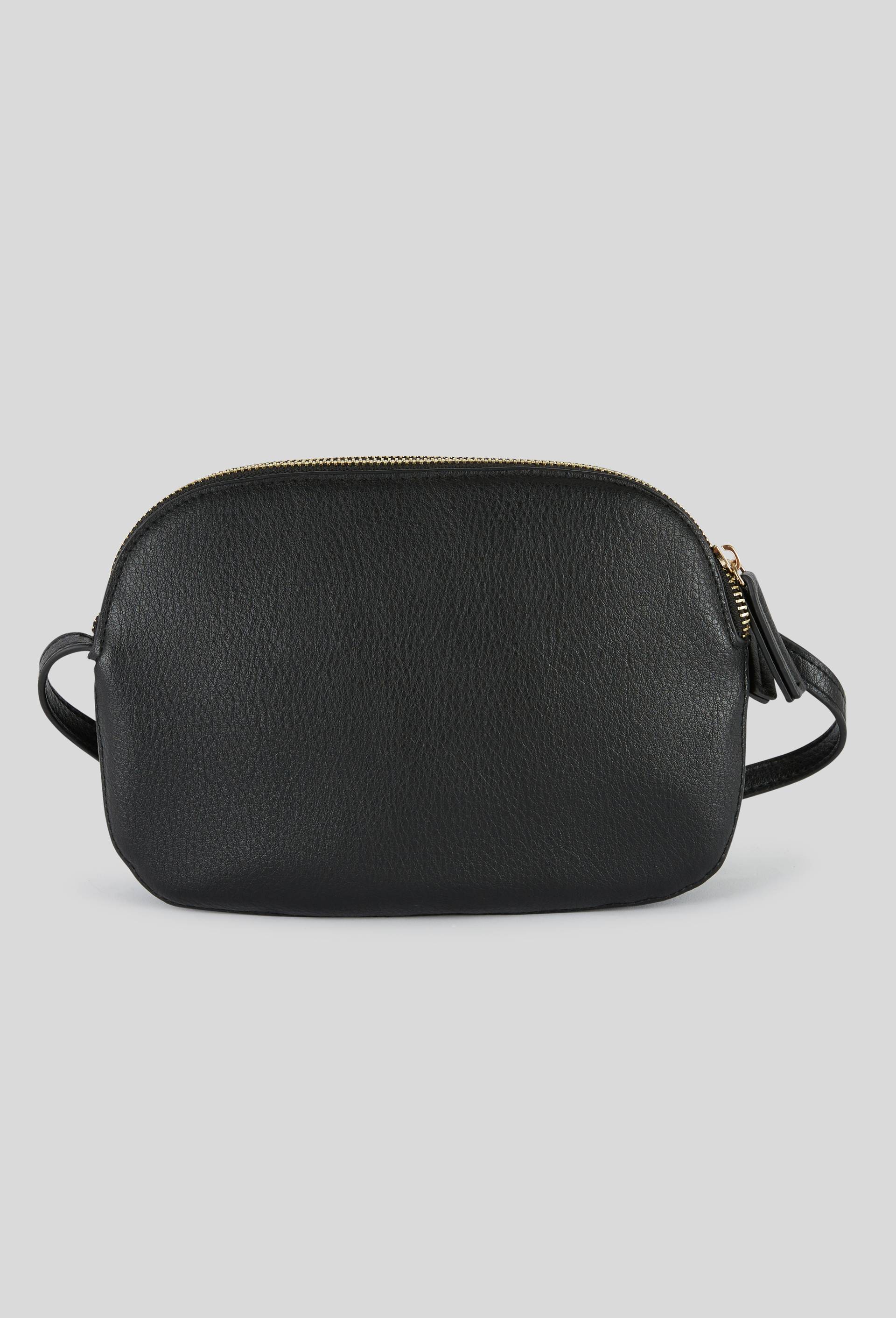 Sac bandouli?�re double zip NOIR pour femme MONOPRIX