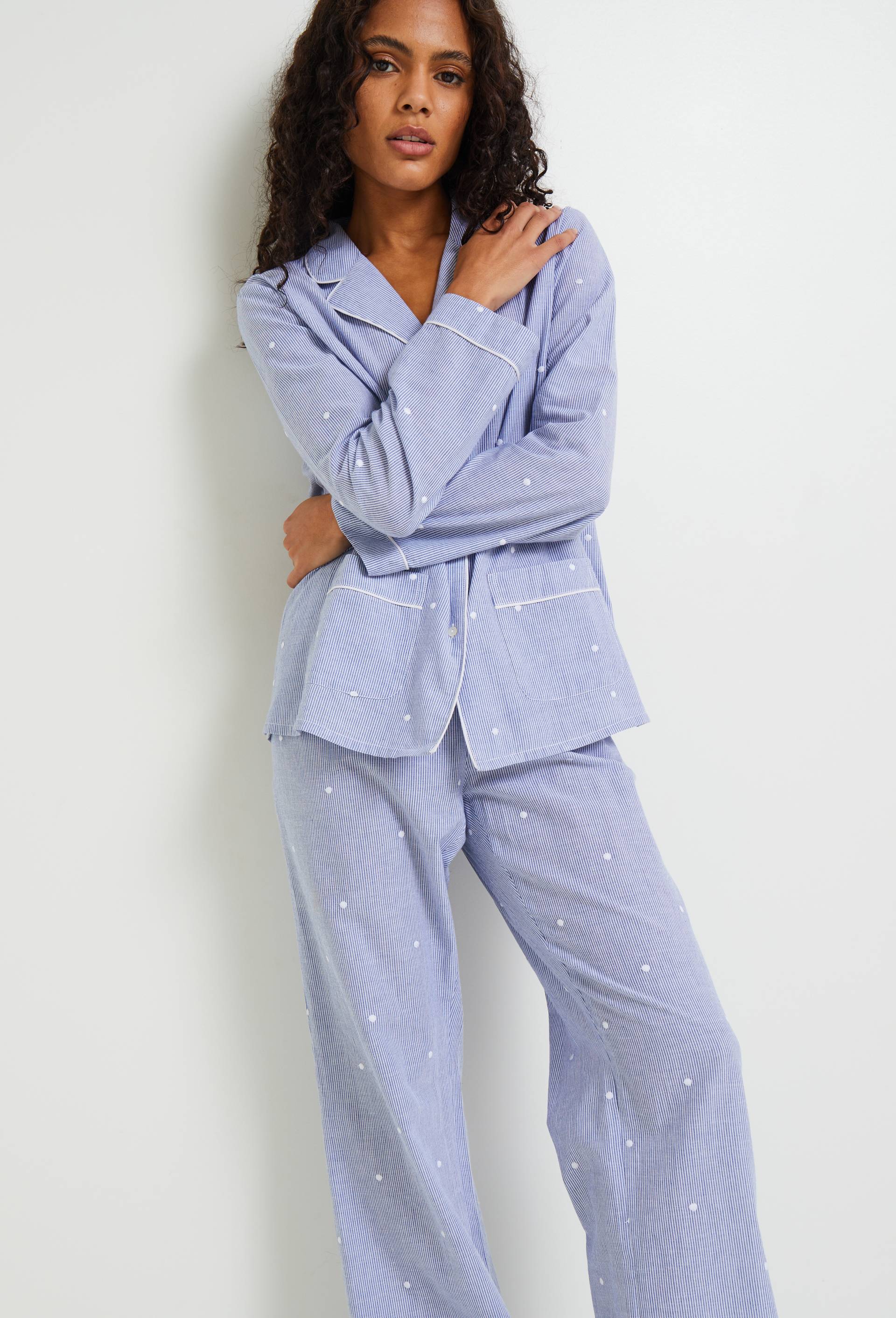 Monoprix Pyjama Pyjama Femme Rayures Pyjama Femme Pyjama Coton Bio