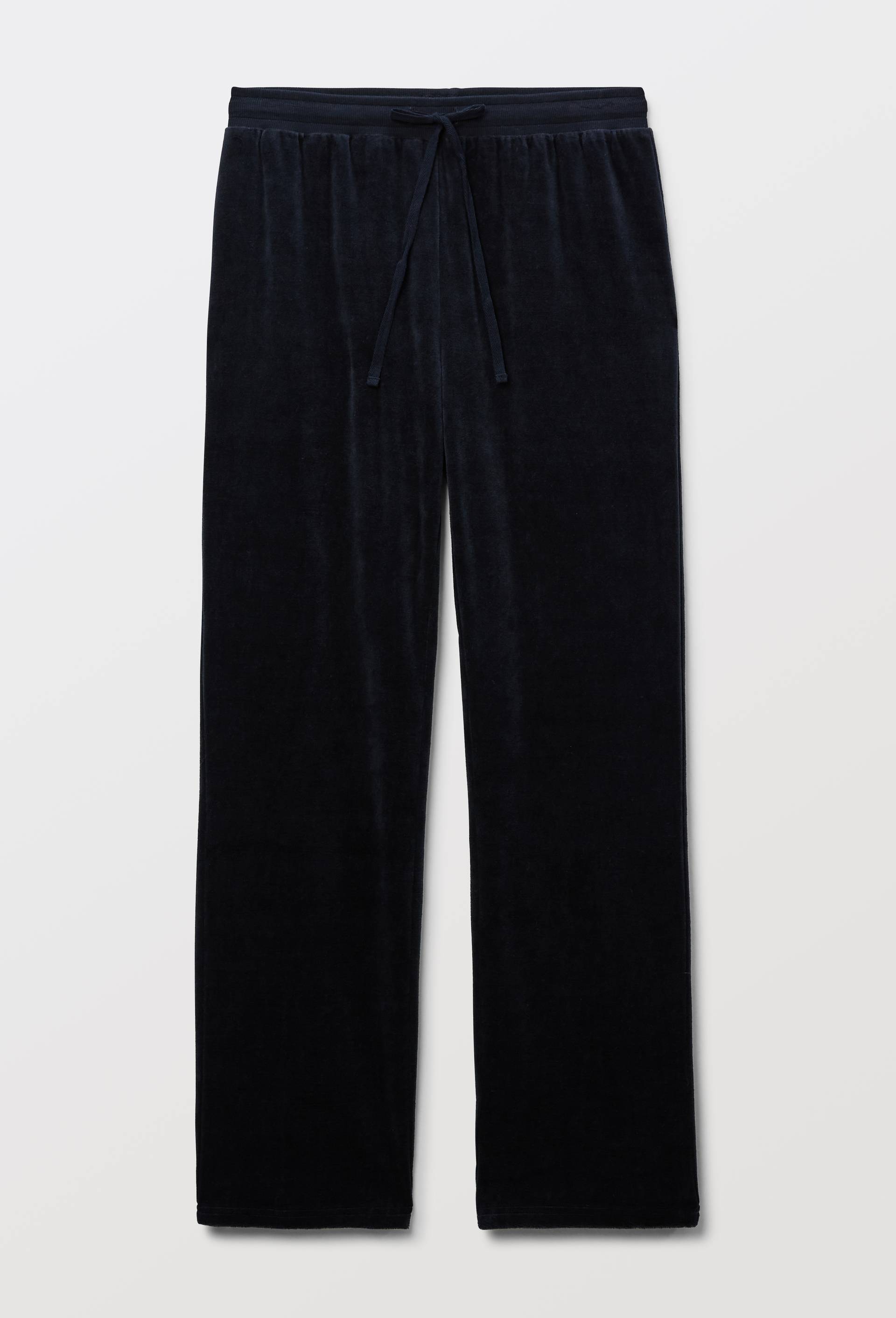 Pantalon droit en velours, Bleu fonc&eacute;, large image number 2