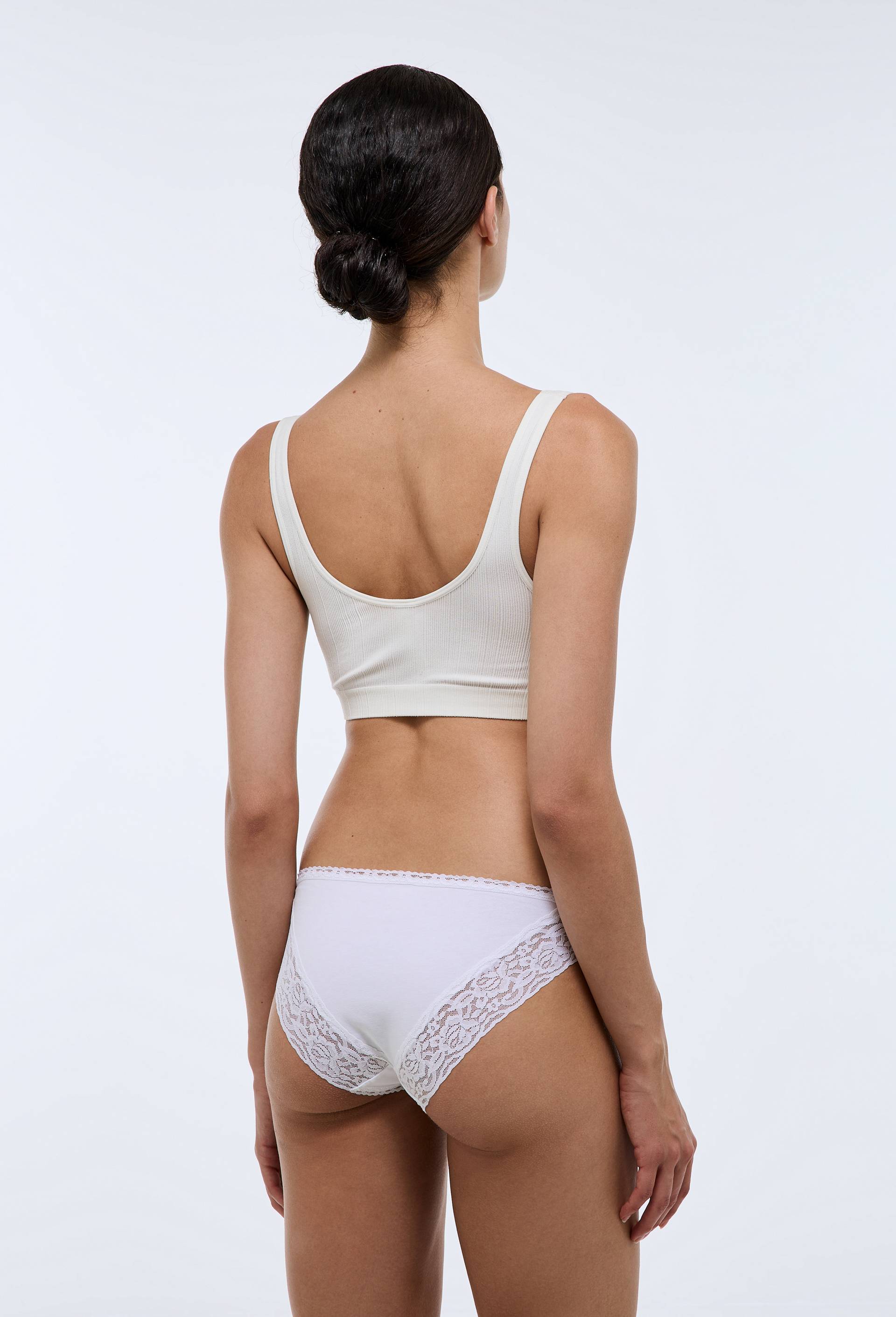 Lot de 3 culottes EVA en coton BIO GOTS, Blanc, large image number 1.0