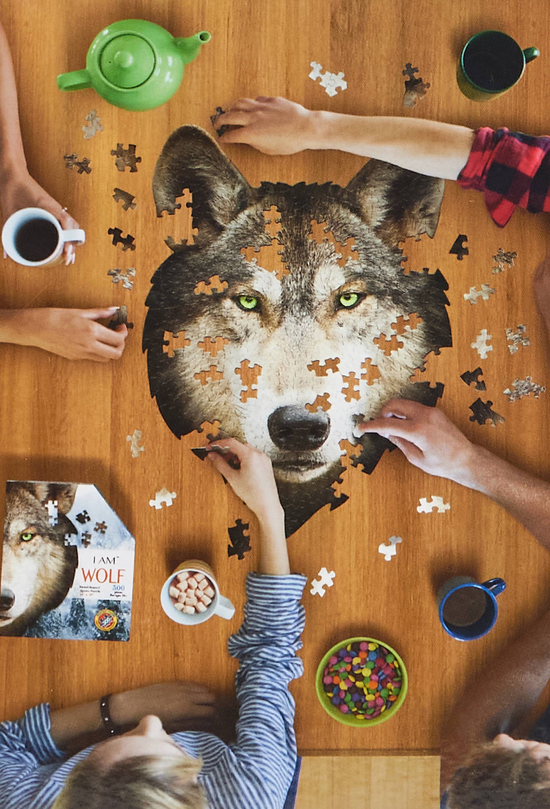 Puzzle Loup, Multicolore, large image number 1