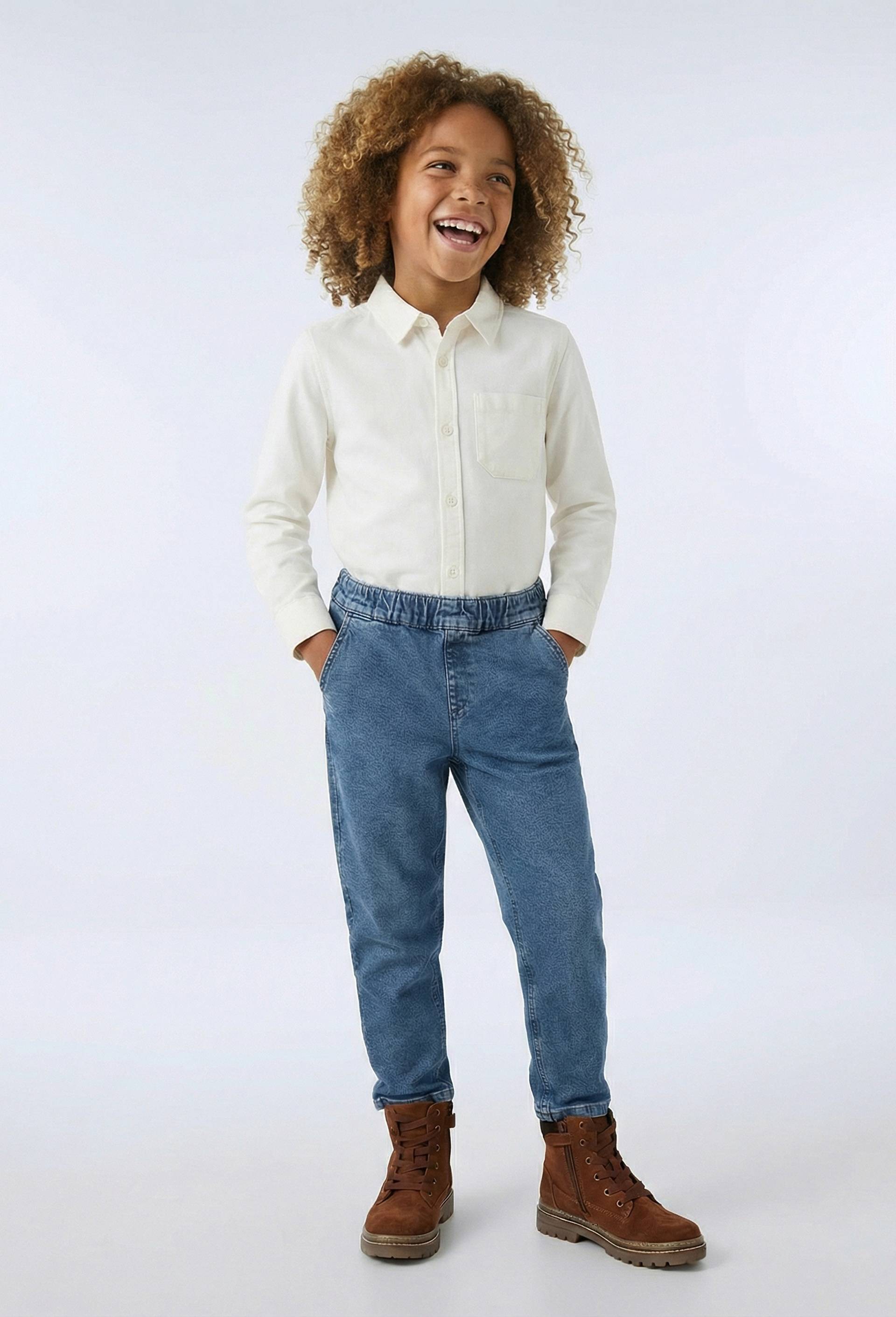Chemise Oxford unie en coton, Blanc, large image number 0