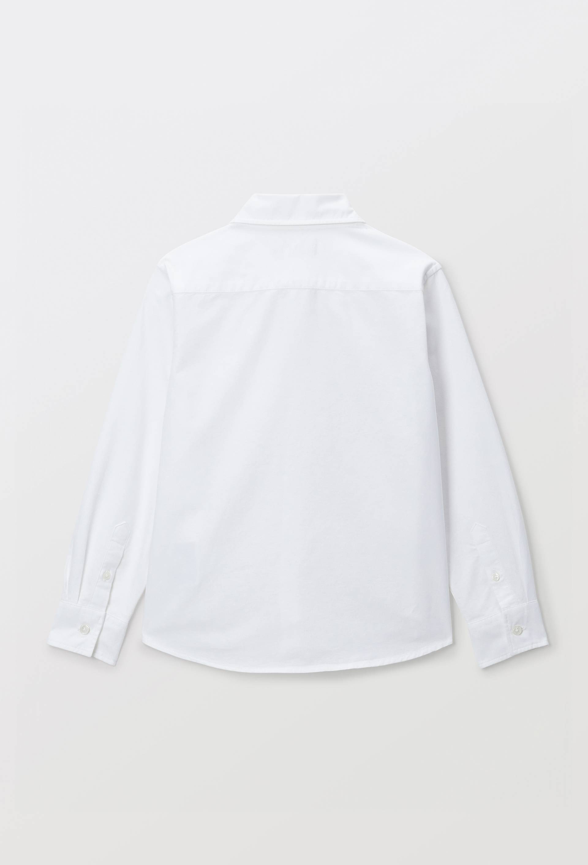Chemise Oxford unie en coton, Blanc, large image number 2