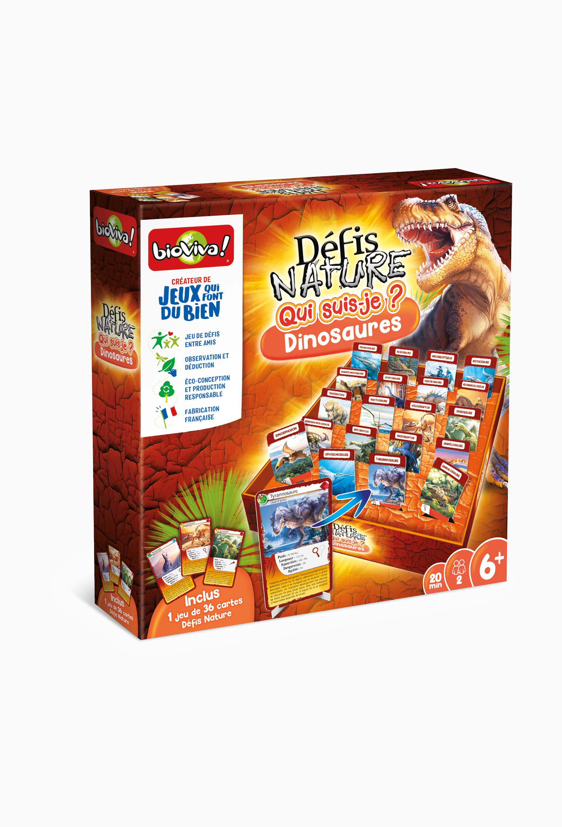 Défis Nature - Grand Jeu Dinosaures, Multicolore, large image number 0.0