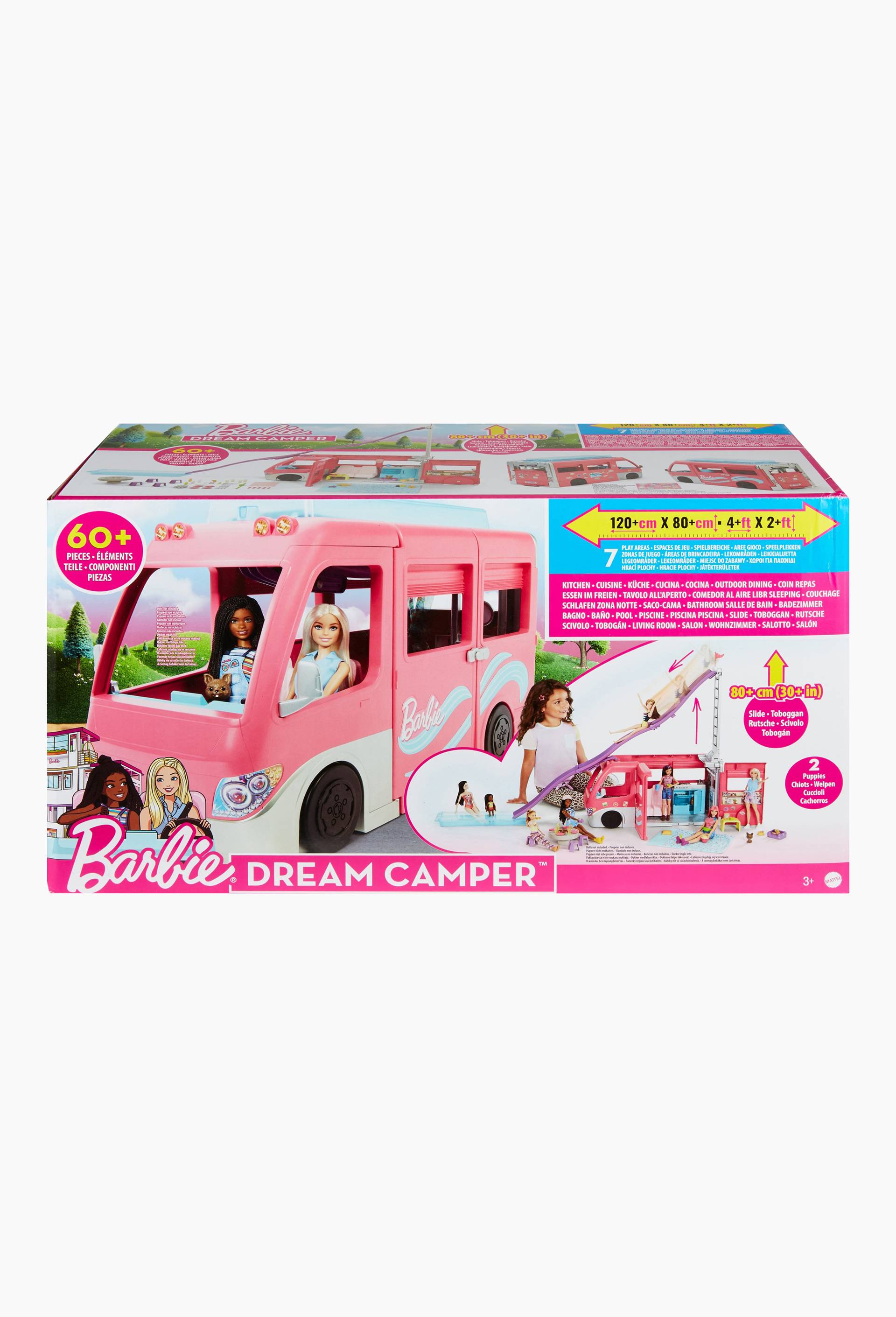Barbie - Camping-Car Transformable, Multicolore, large image number 0