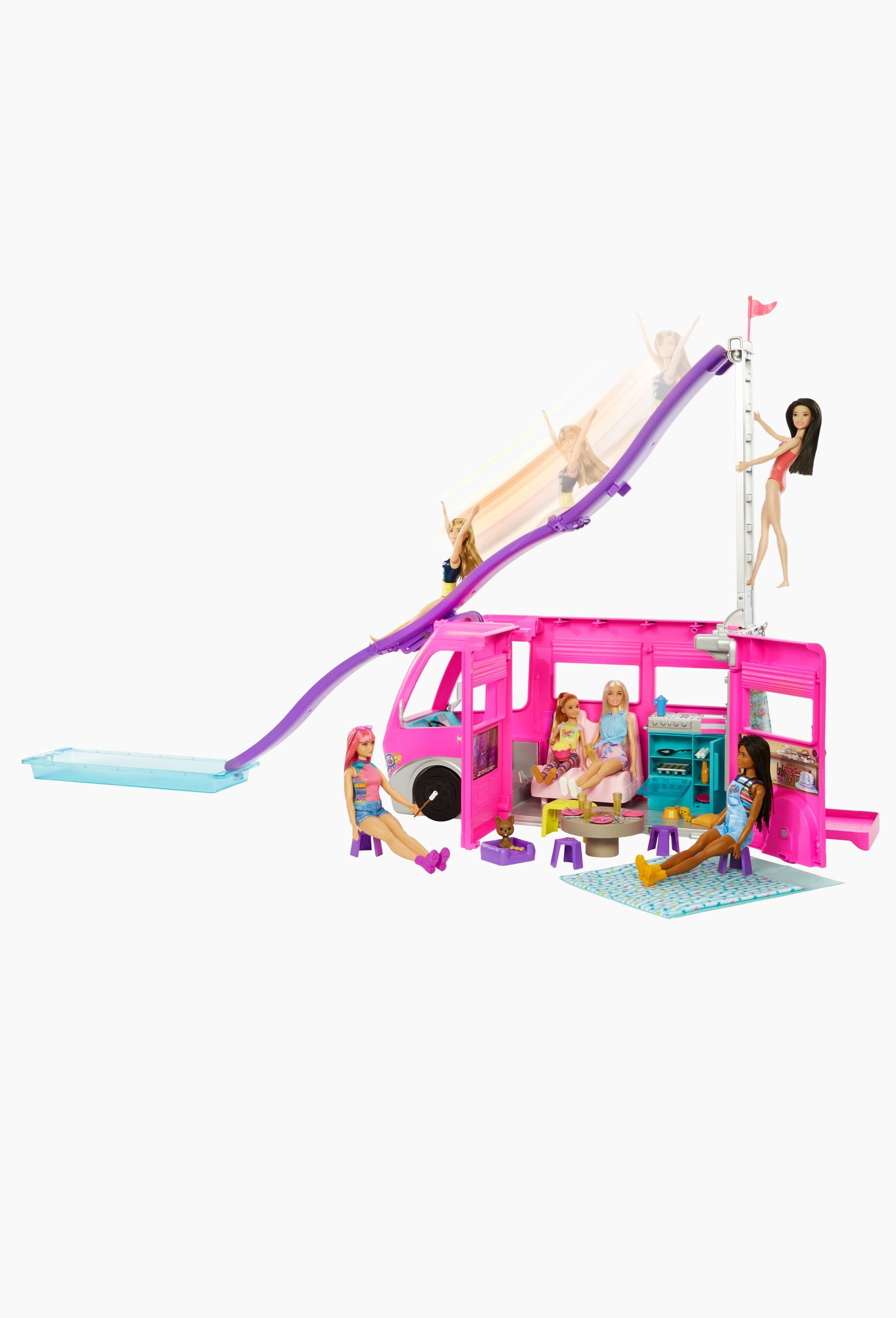 Barbie - Camping-Car Transformable, Multicolore, large image number 1