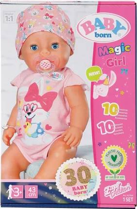 Baby born - Poupon magique 43 cm, Multicolore, large image number 0