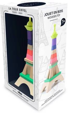 Tour Eiffel empilable, Multicolore, large image number 0.0