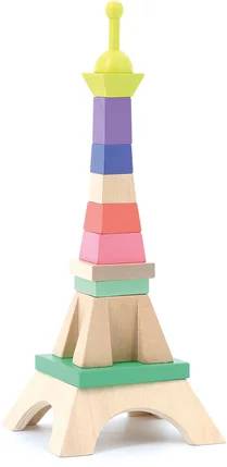 Tour Eiffel empilable, Multicolore, large image number 1.0