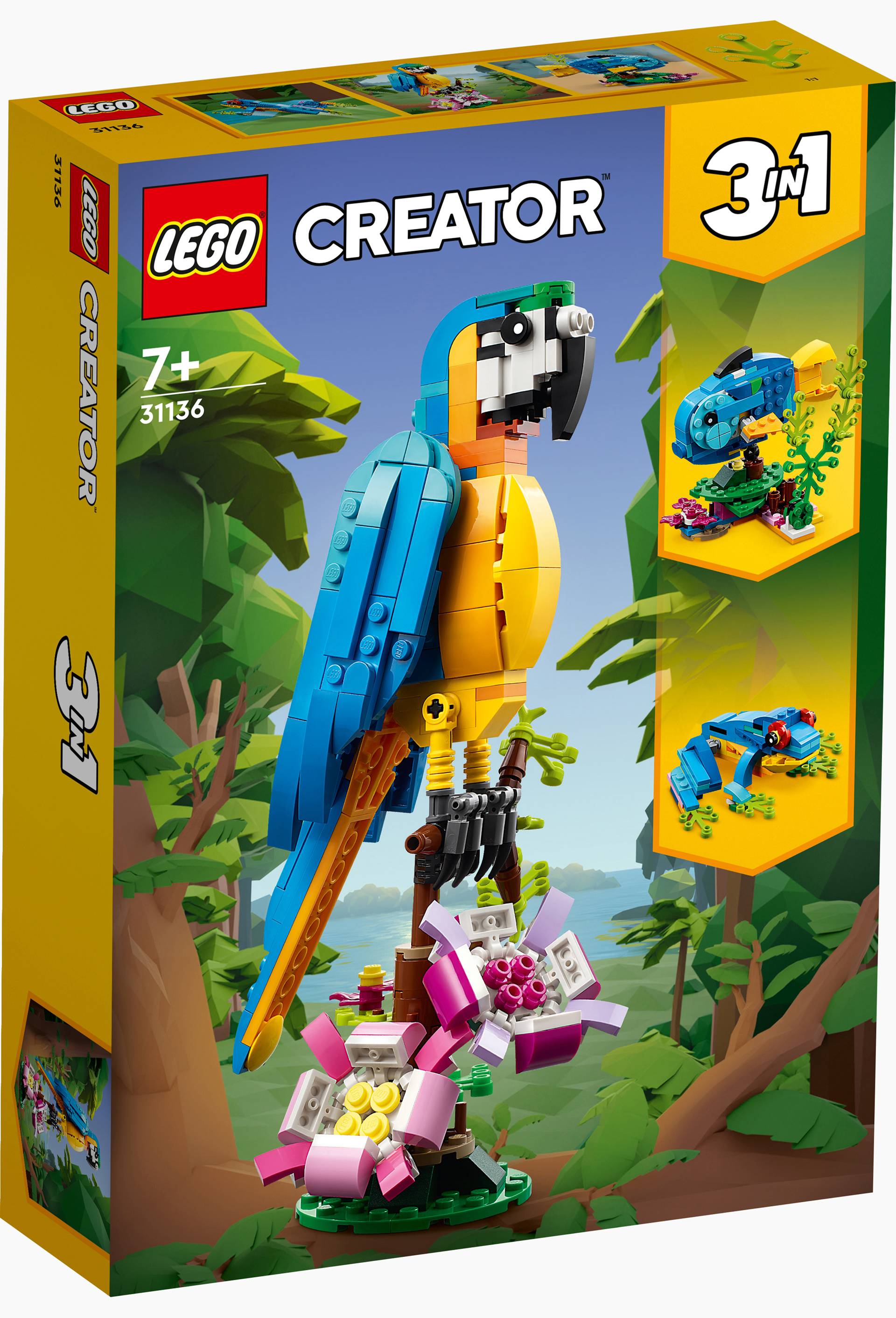 31136 - Lego creator - Le perroquet exotique, Multicolore, large image number 0