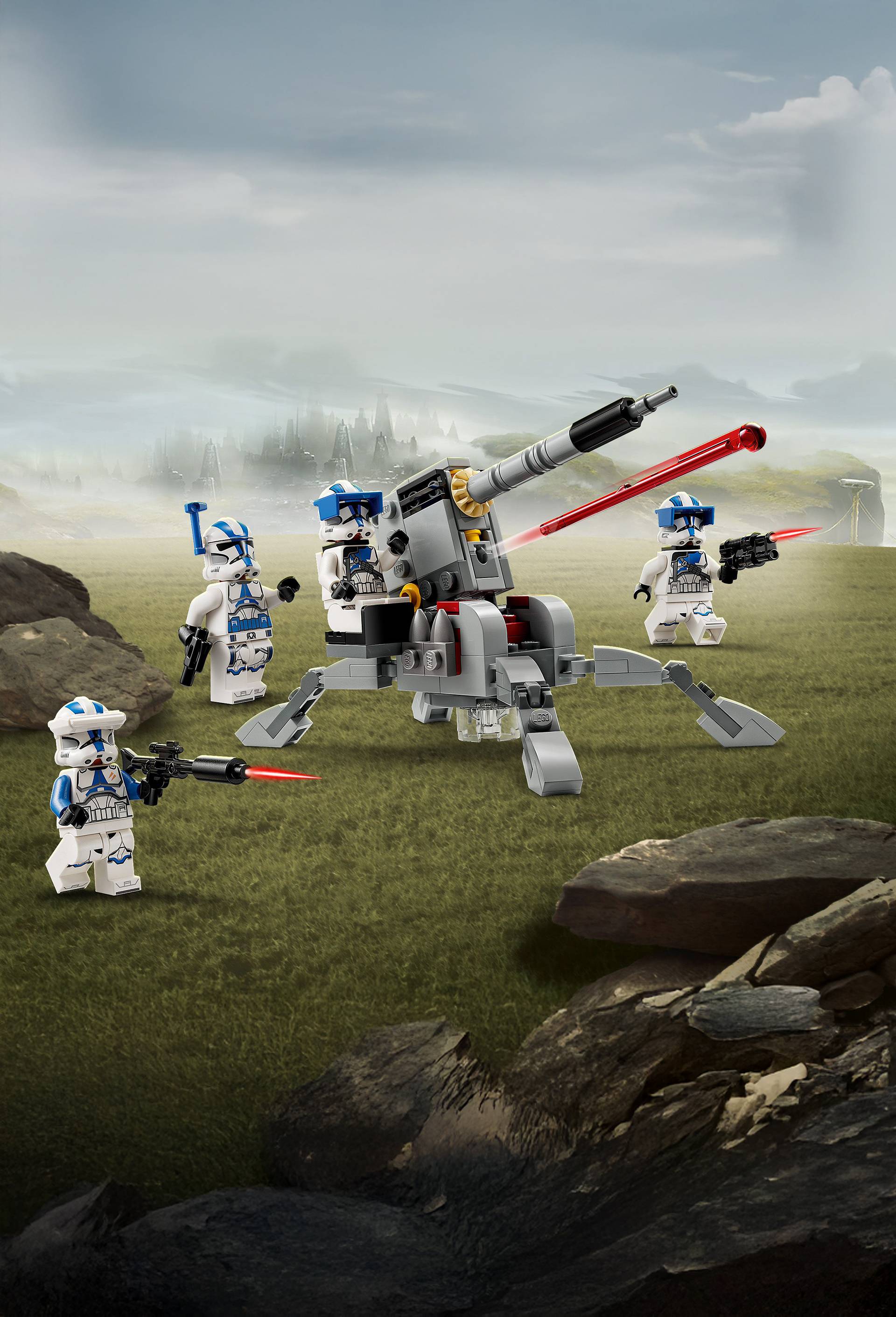 Lego&reg;star Wars  75345 - Unit&eacute; de clone Troopers  de la 501eme l&eacute;gion, Multicolore, large image number 2