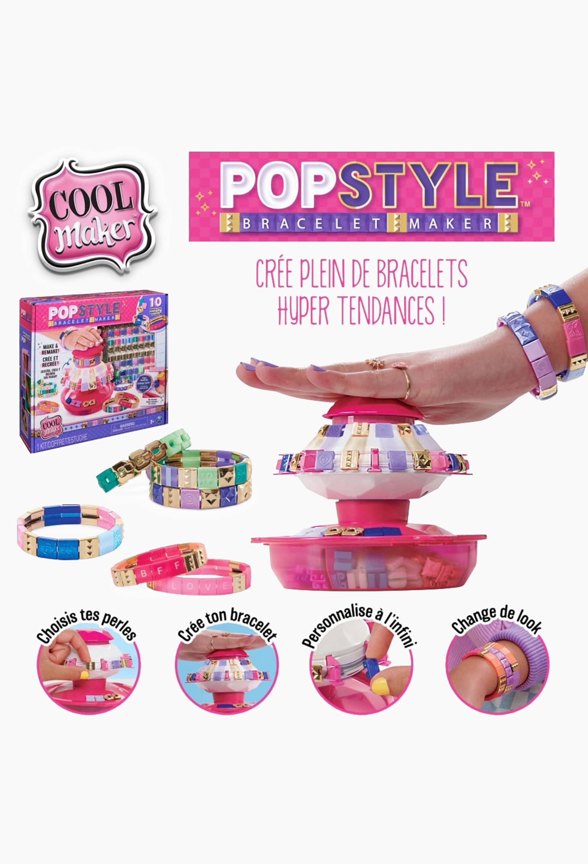 Cool maker - Pop style machine &agrave; bracelets, Multicolore, large image number 1