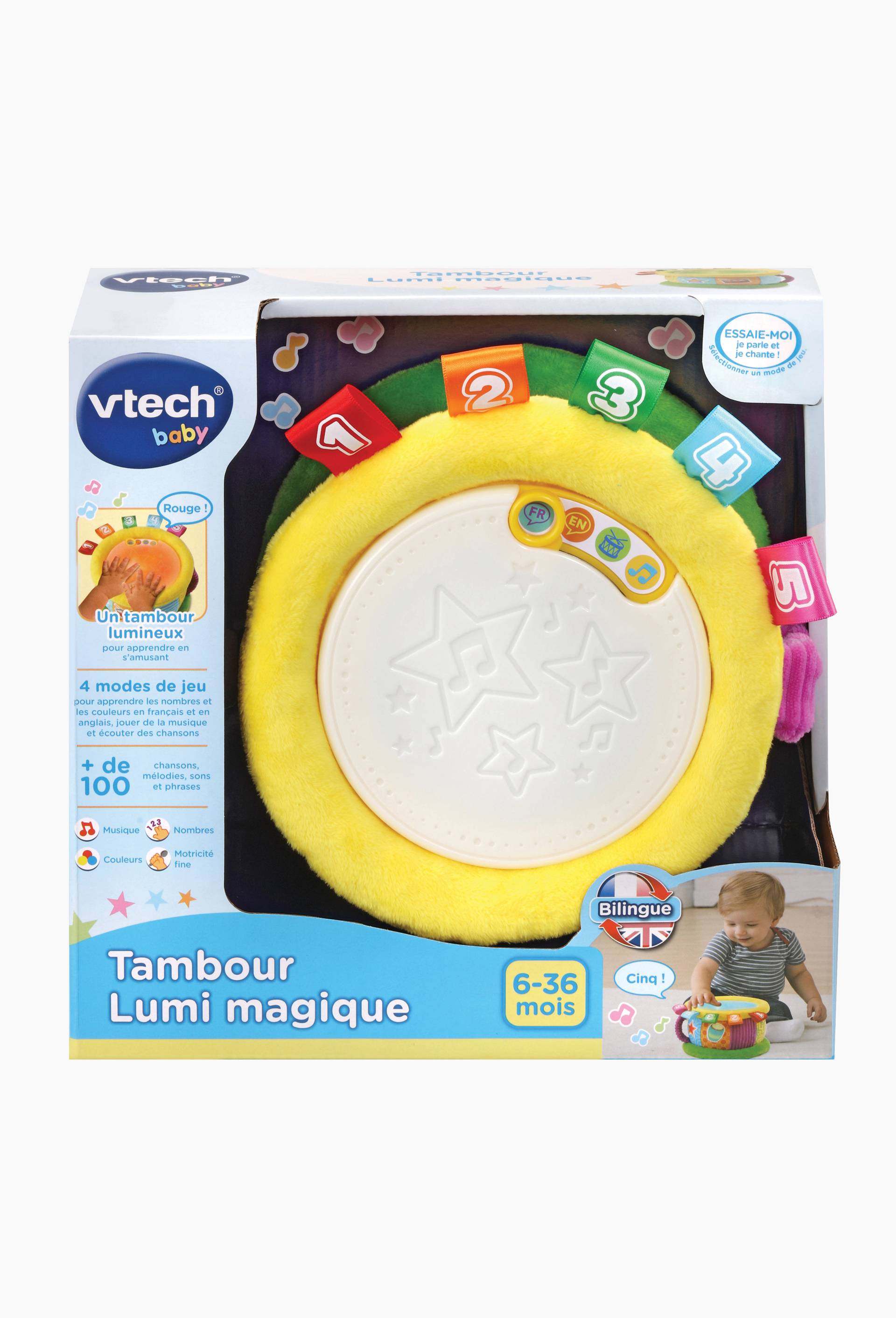 Tambour Lumi magique, Multicolore, large image number 0.0