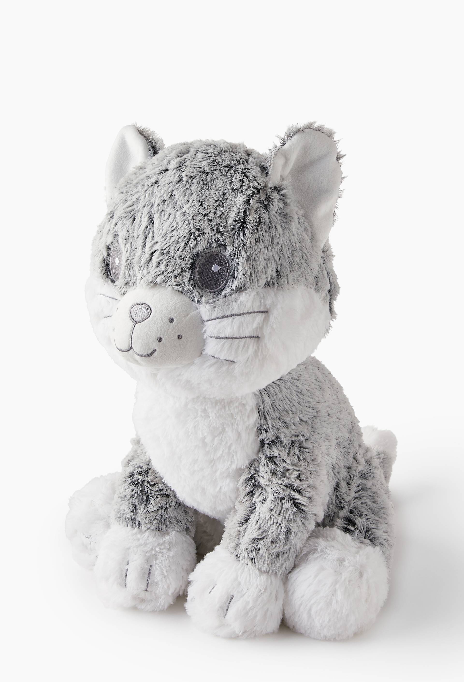 Moustache chat assis 50 cm, Multicolore, large image number 0