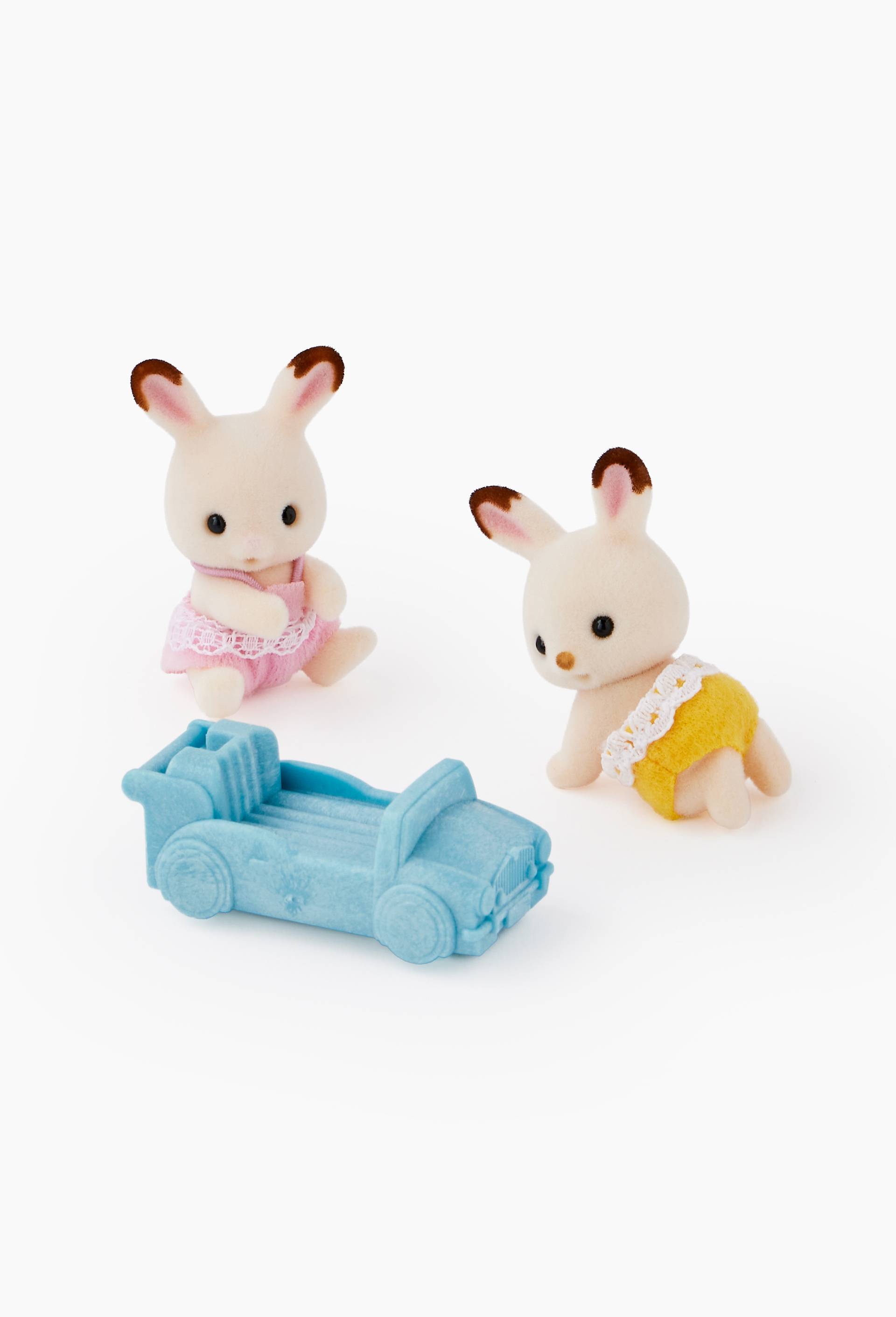 Les jumeaux Lapin Chocolat - Sylvanian Families, Multicolore, large image number 1