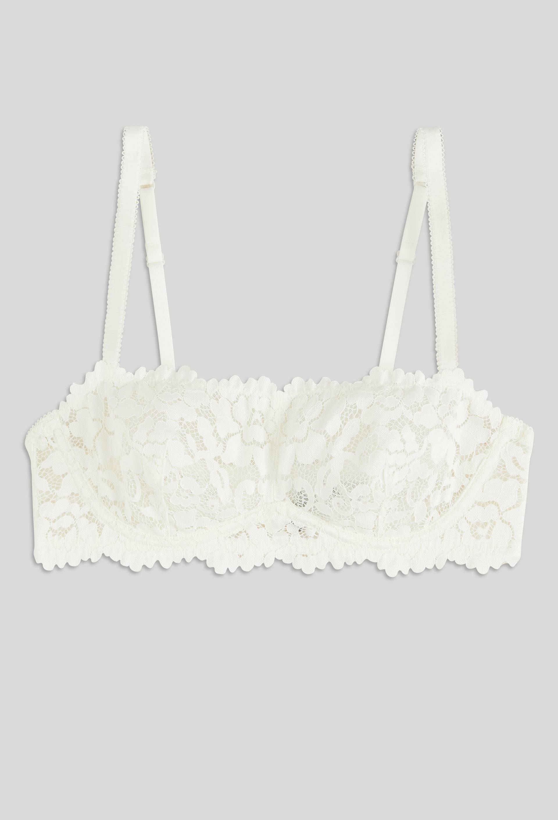 Bandeau armaturé CAMILLE en dentelle, Ecru, large image number 2.0