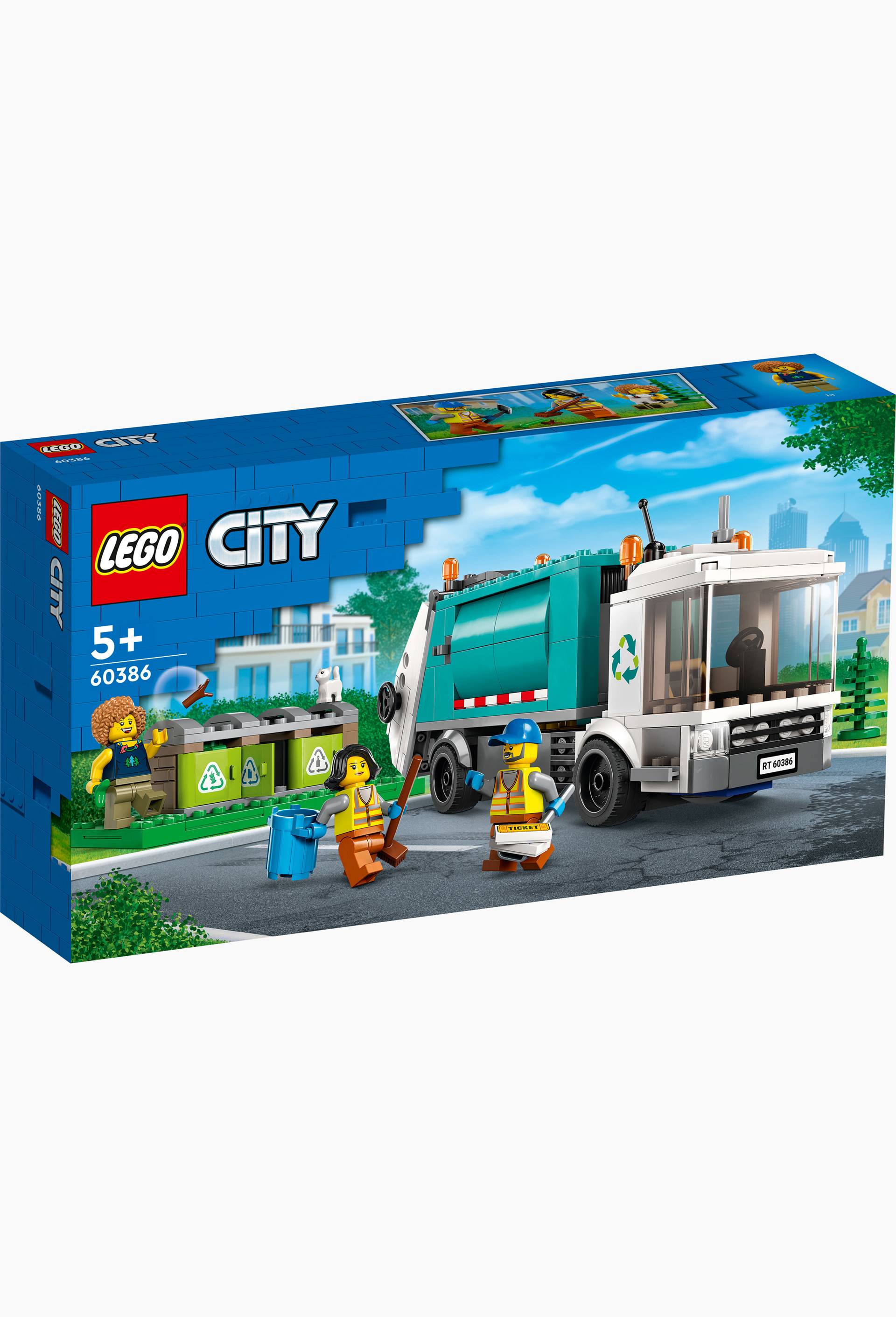 60386 - Lego city - Le camion de recyclage, Multicolore, large image number 0