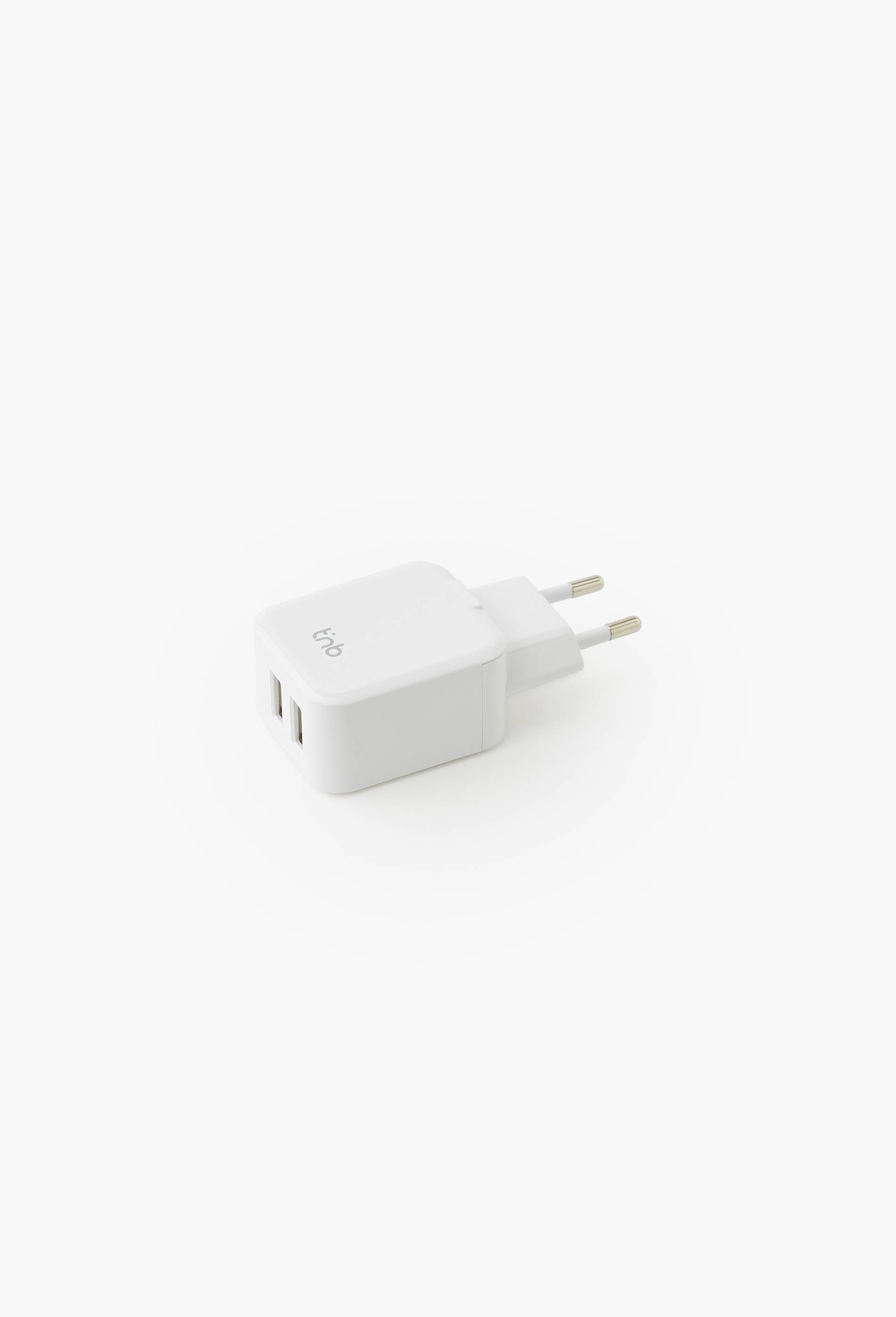 Chargeur secteur 2 ports usb, Blanc, large image number 0