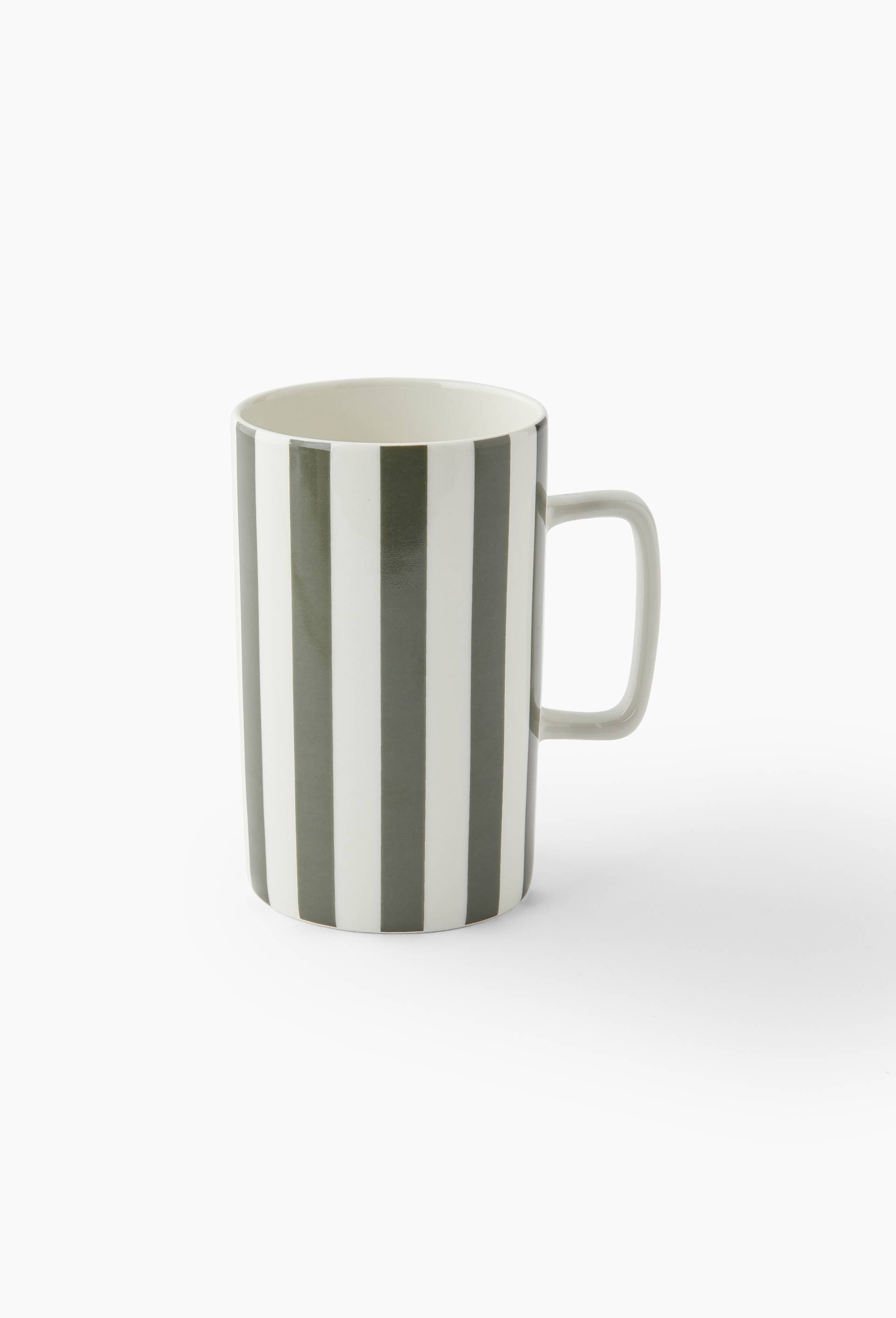 Lot de 4 - Mug finition imprimée, 50cl, Vert foncé, large image number 0