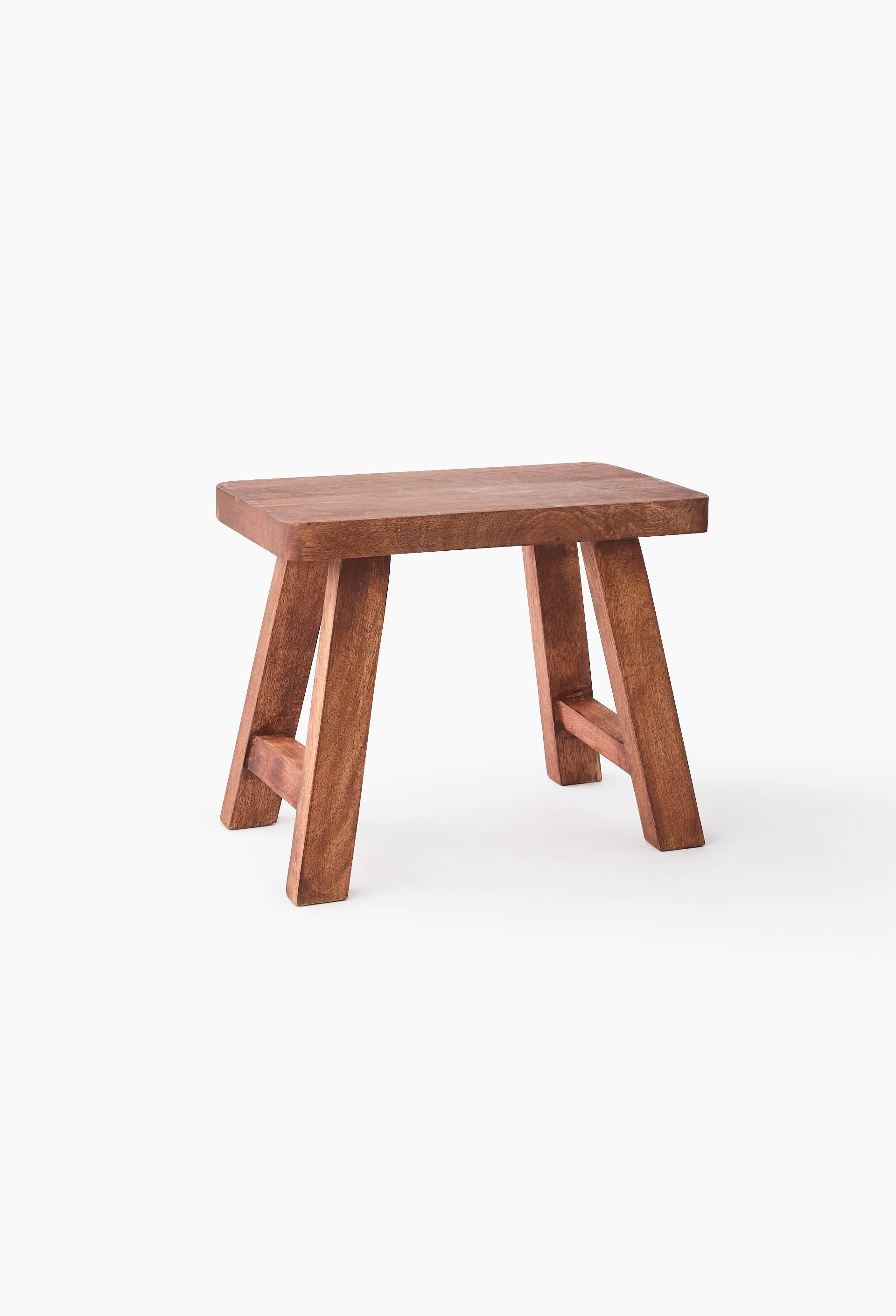 Tabouret en bois de manguier, Brun, large image number 0.0