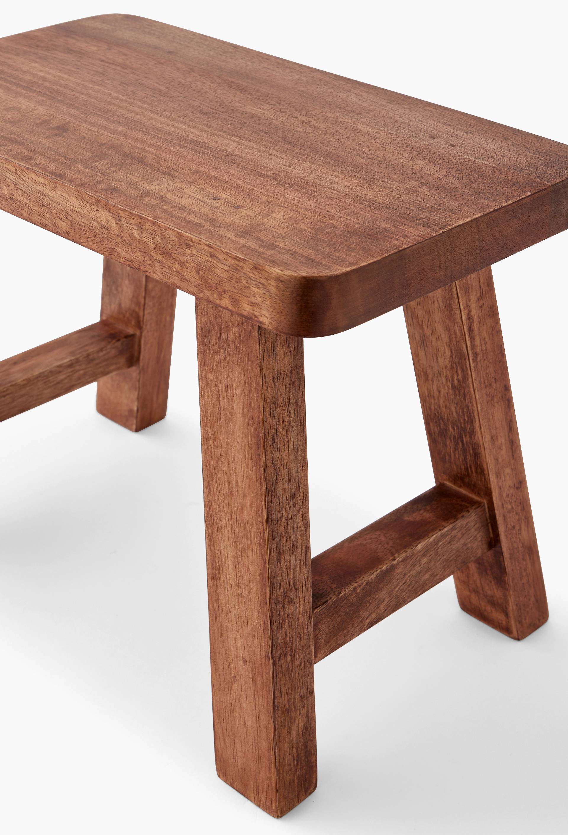 Tabouret en bois de manguier, Brun, large image number 2