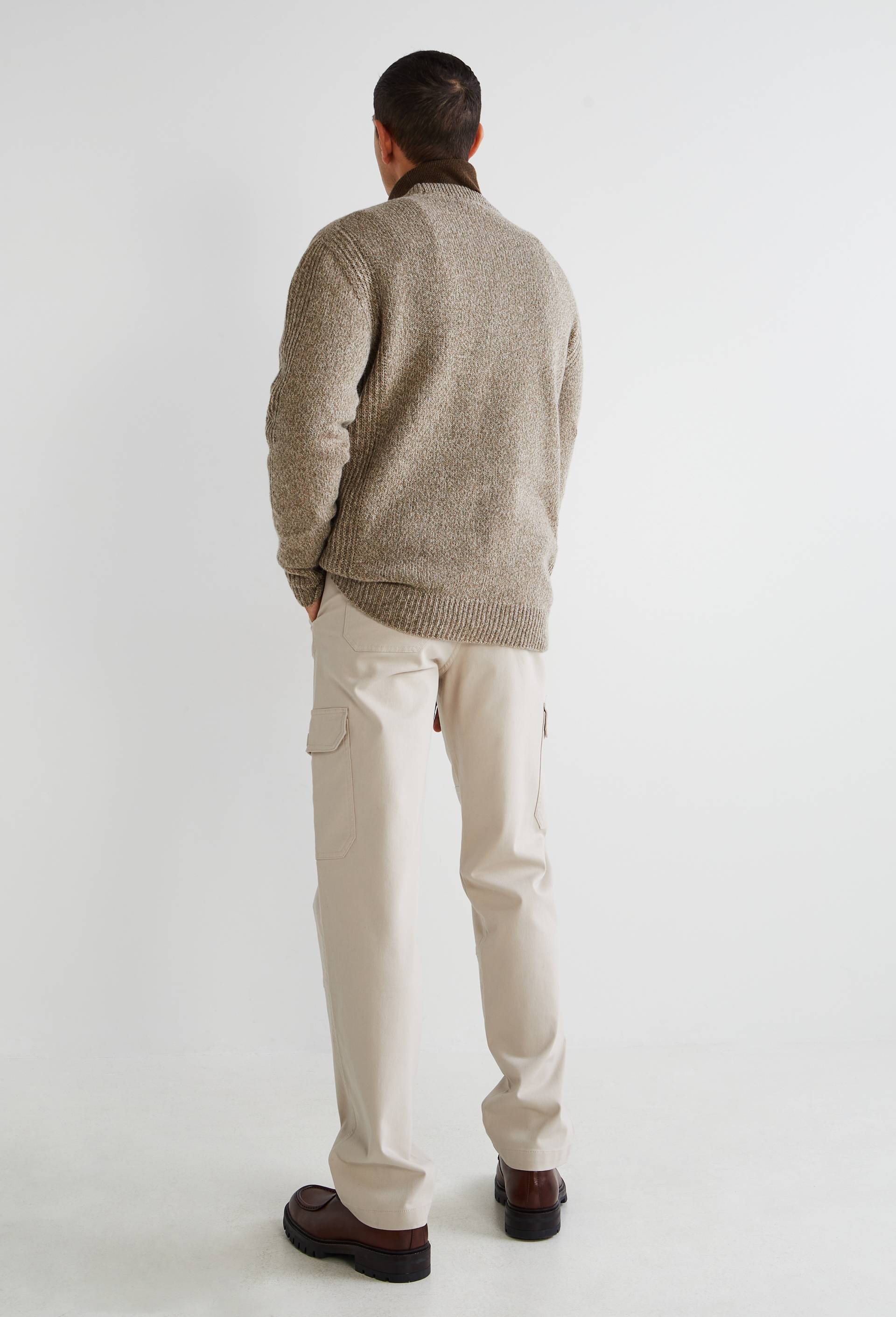 Pantalon cargo en coton BIO GOTS, Beige, large image number 1