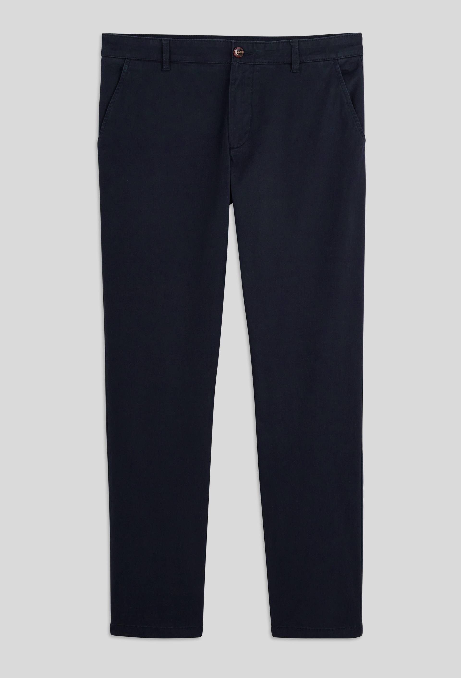 Pantalon chino straight en coton BIO GOTS, Bleu fonc&eacute;, large image number 2