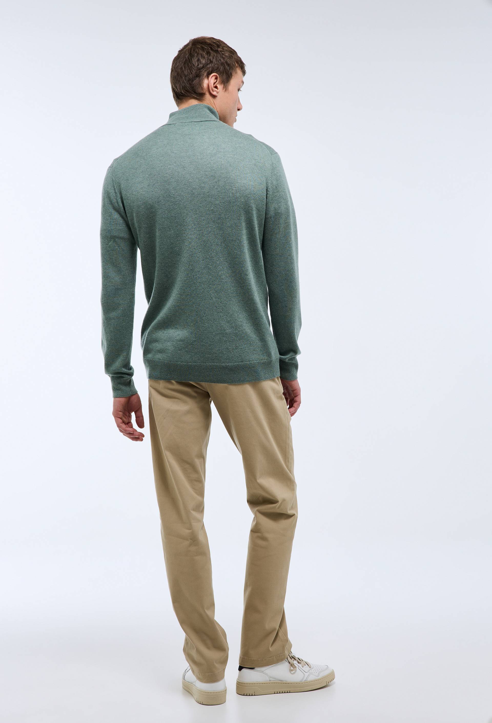Pantalon chino straight en coton BIO GOTS, Beige, large image number 2