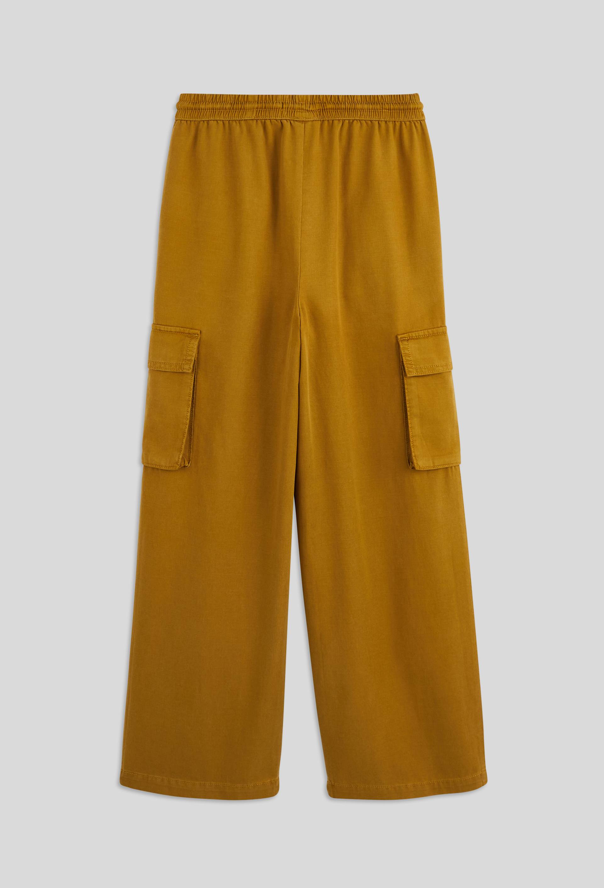 Pantalon cargo uni, certifi&eacute; Oeko-Tex, Vert, large image number 1