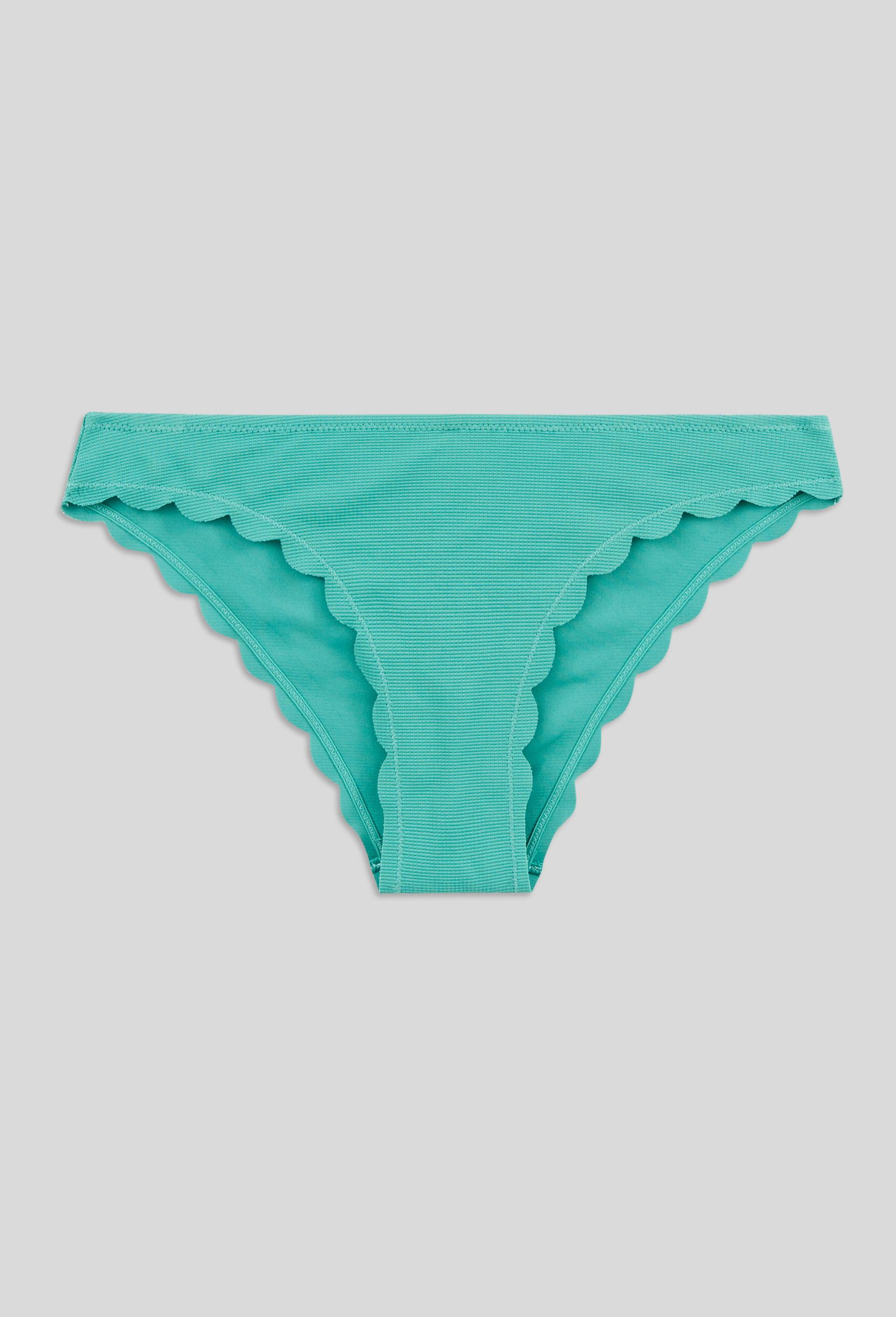 Bas de maillot de bain ZOE, mati&egrave;re recycl&eacute;e, Vert, large image number 2