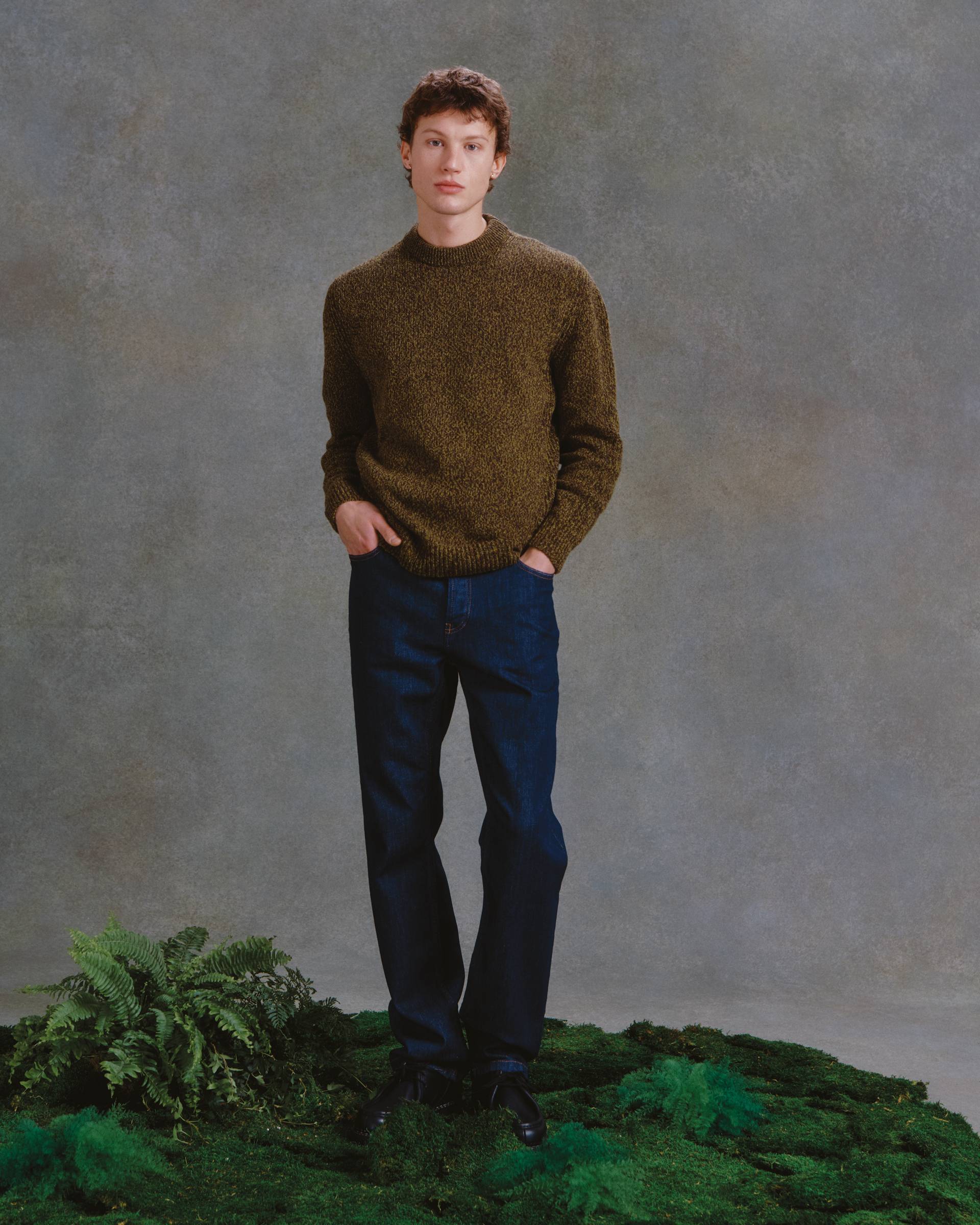 Jean straight en coton, Bleu, large image number 1