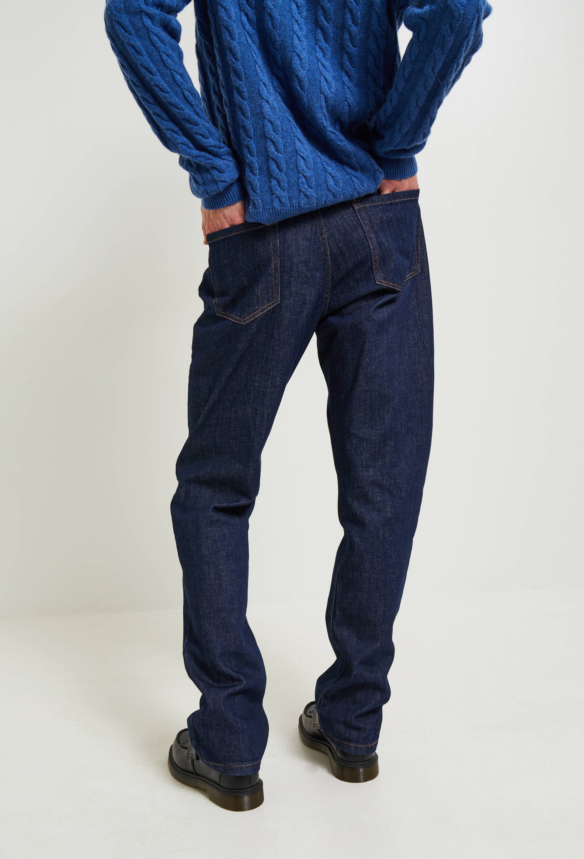 Jean straight en coton, Bleu, large image number 2
