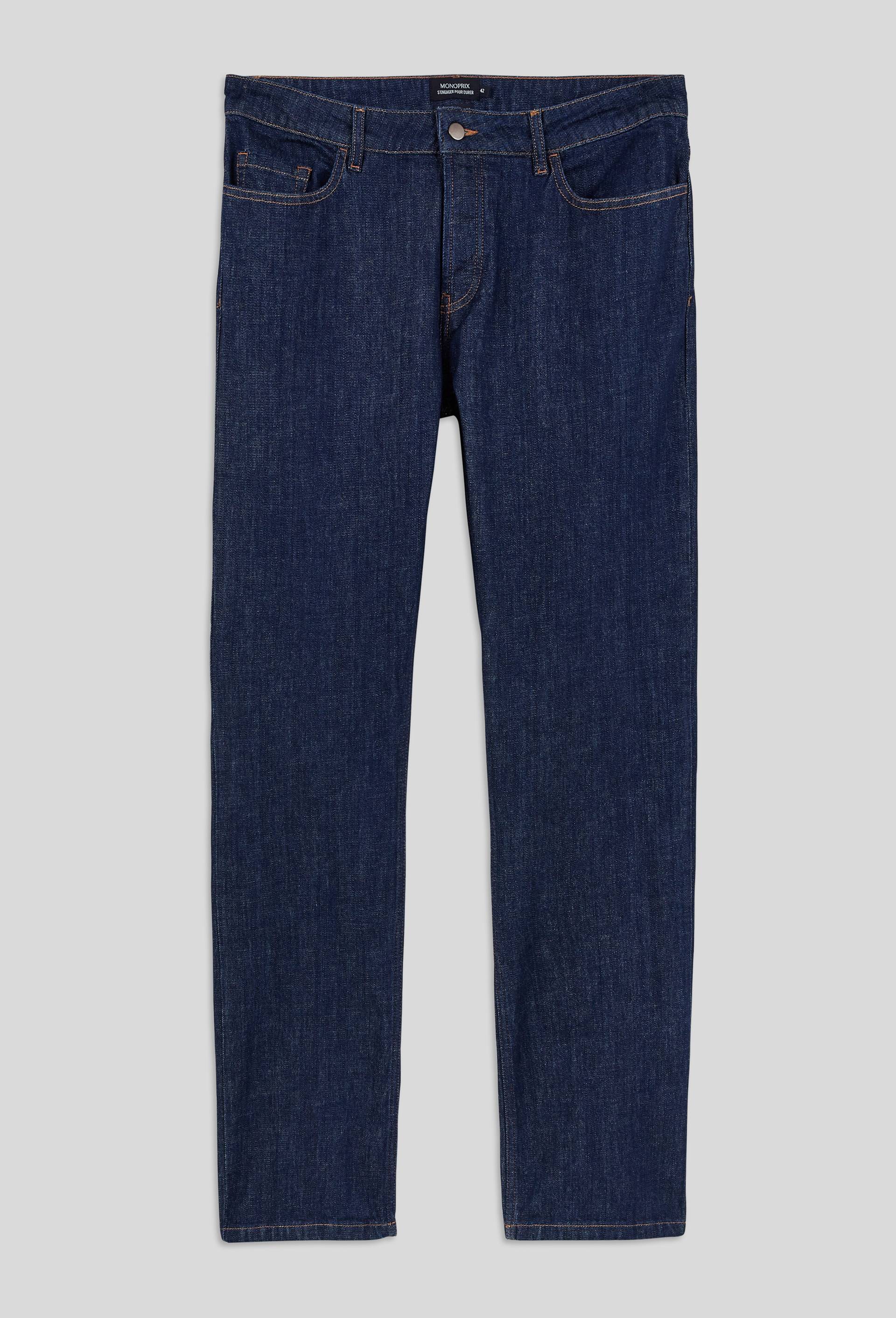 Jean straight en coton, Bleu, large image number 3