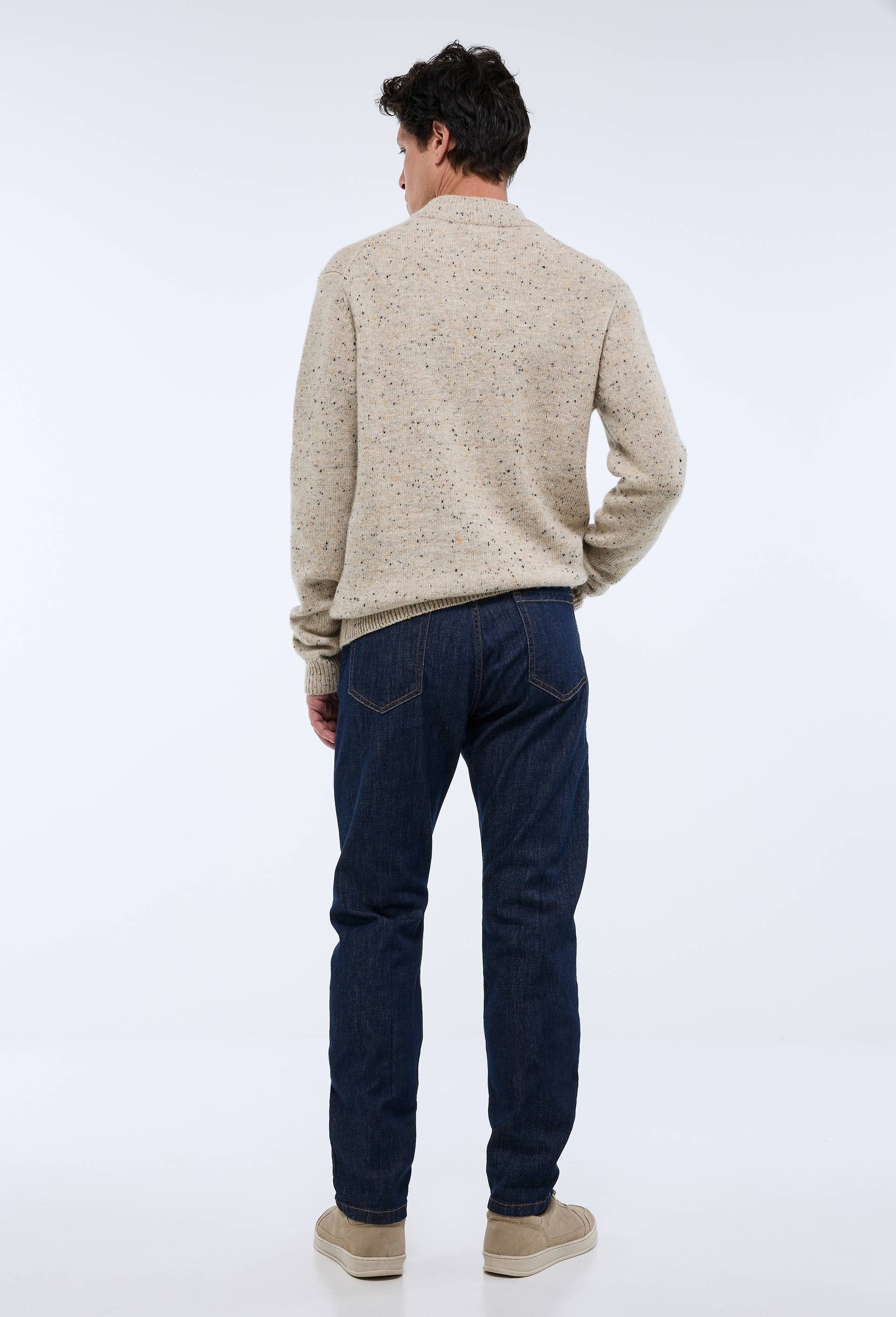 Jean slim contenant du coton, Bleu, large image number 1