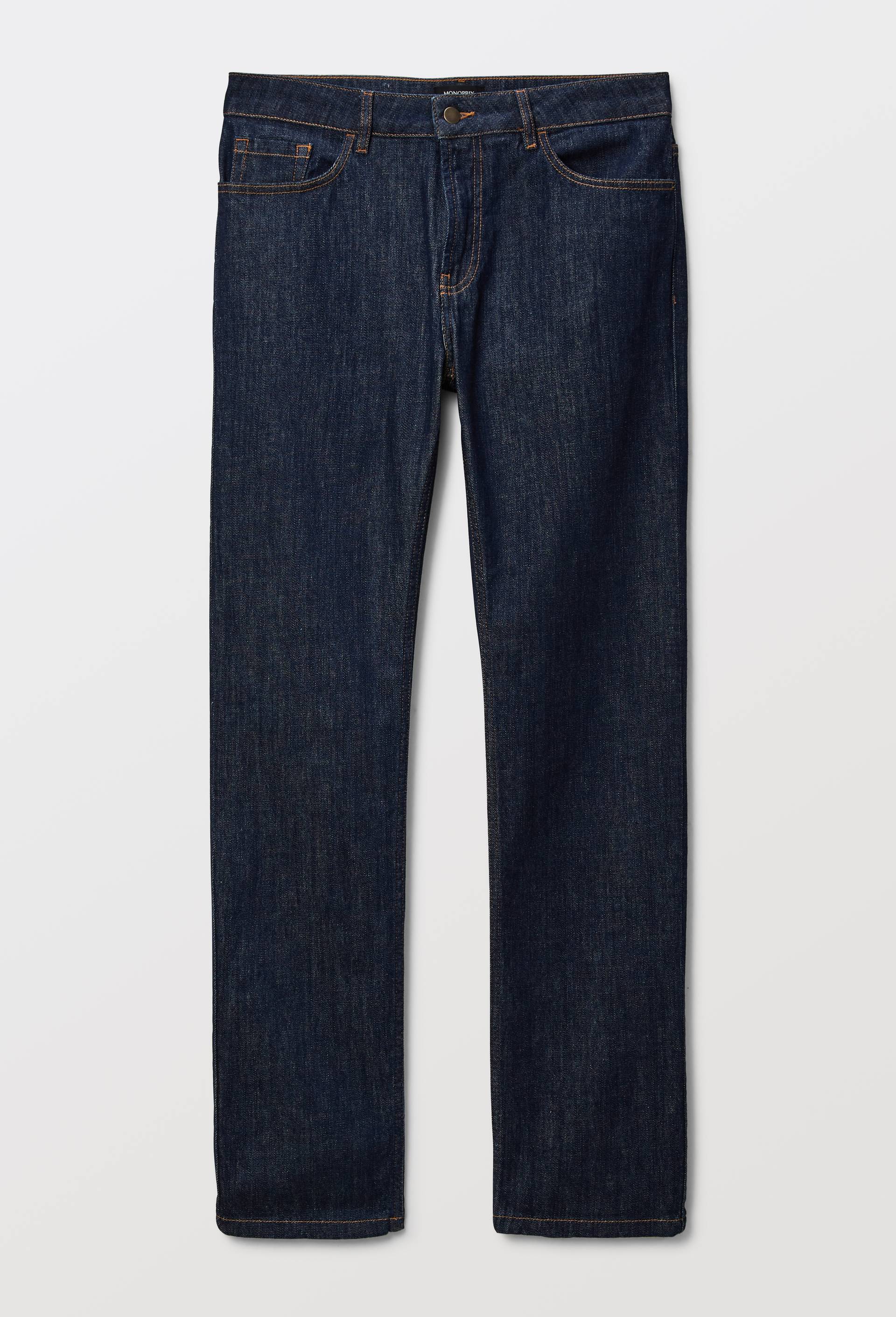 Jean slim contenant du coton, Bleu, large image number 2.0