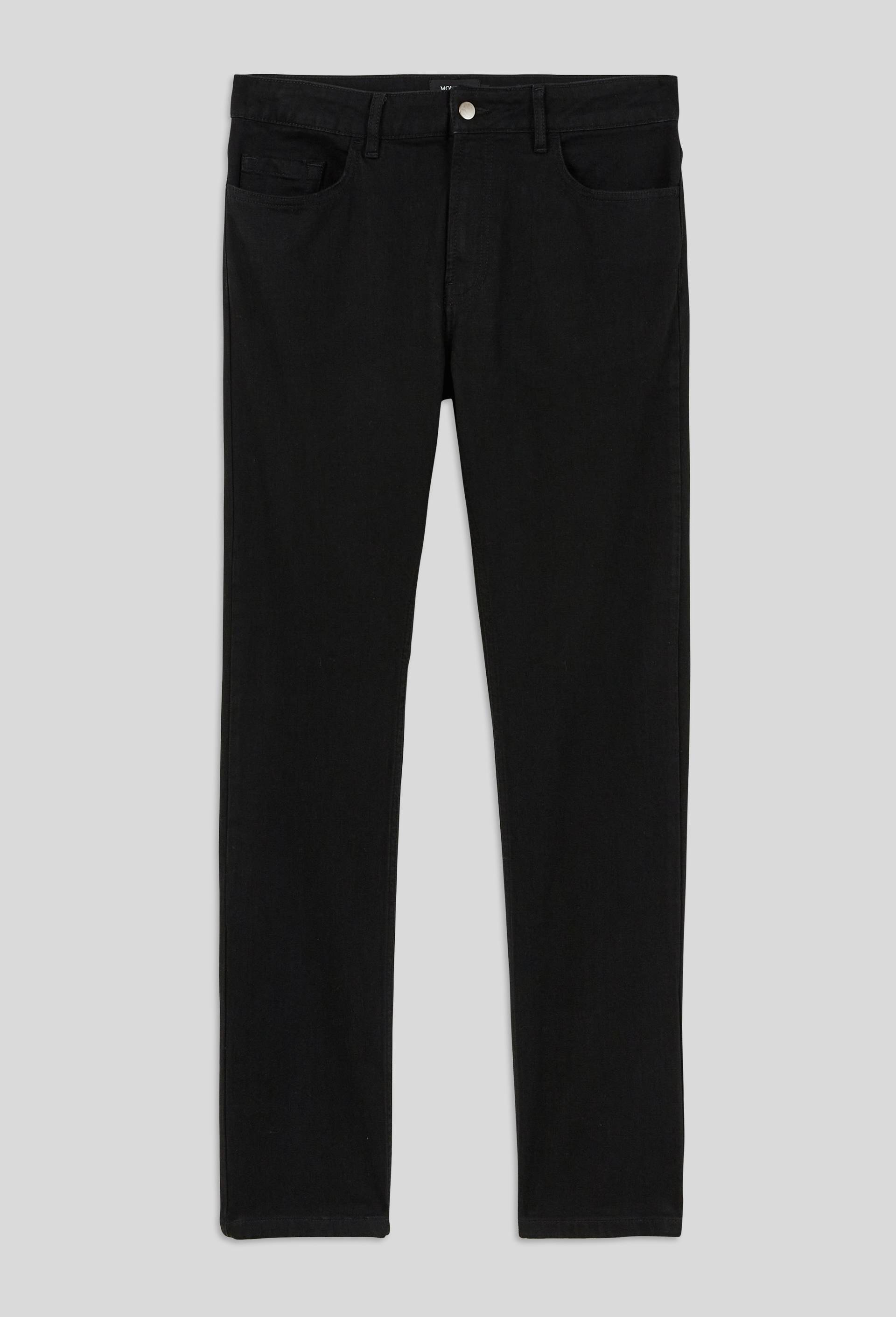 Jean slim contenant du coton, Noir, large image number 2