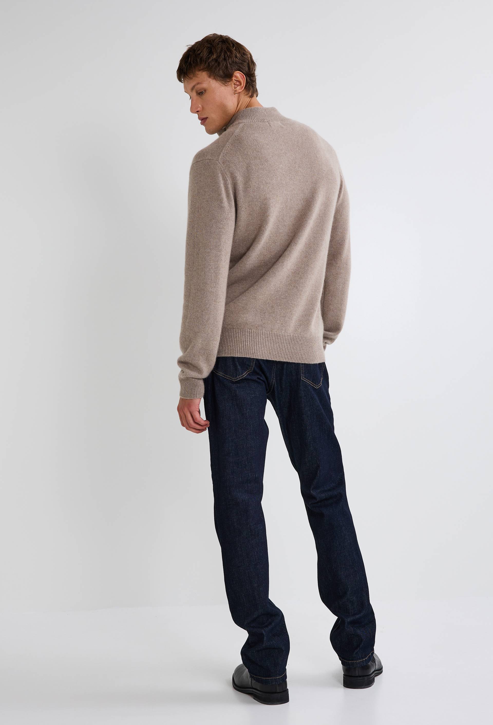 Jean straight en coton, Bleu foncé, large image number 1.0