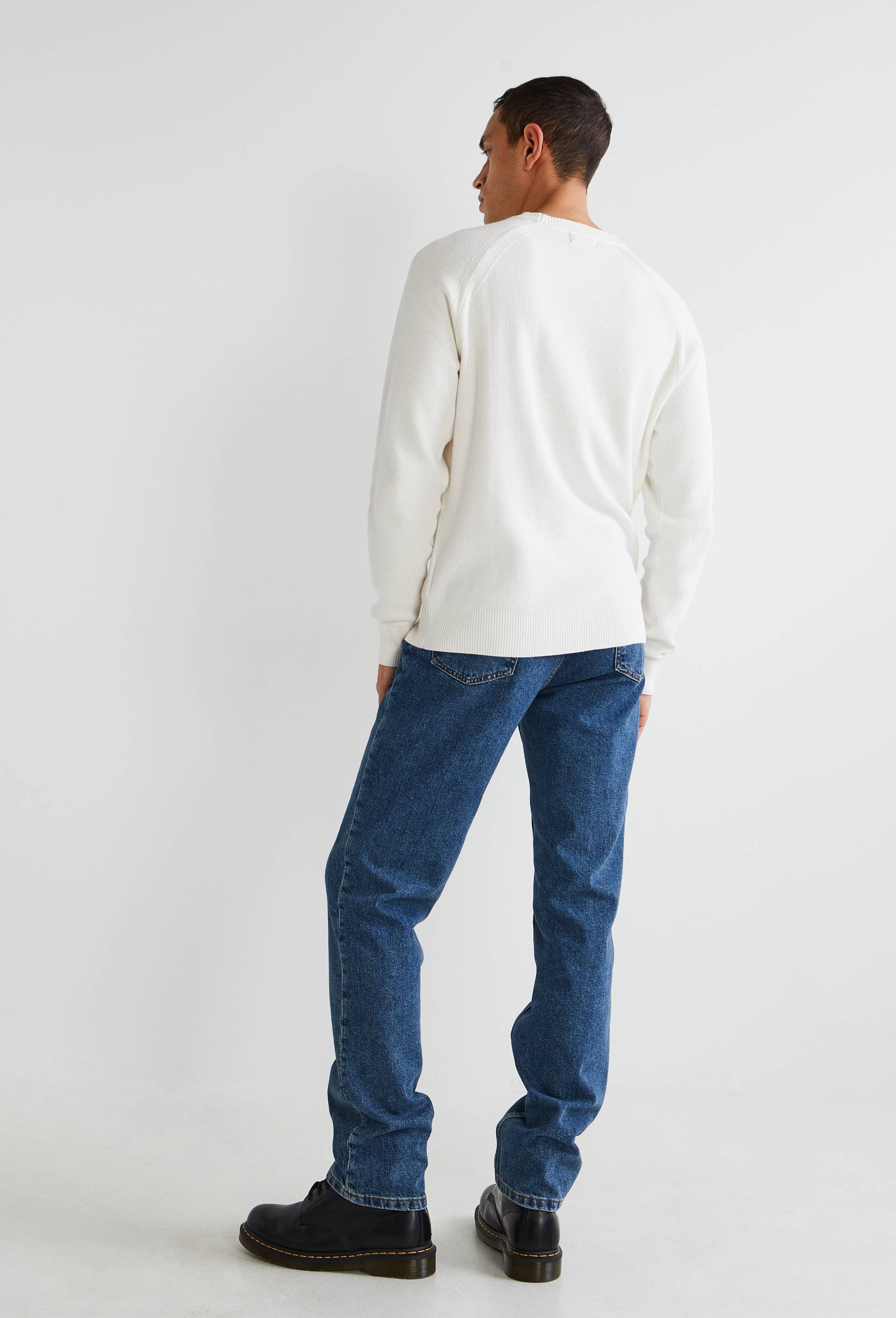 Jean straight en coton, Bleu, large image number 3.0
