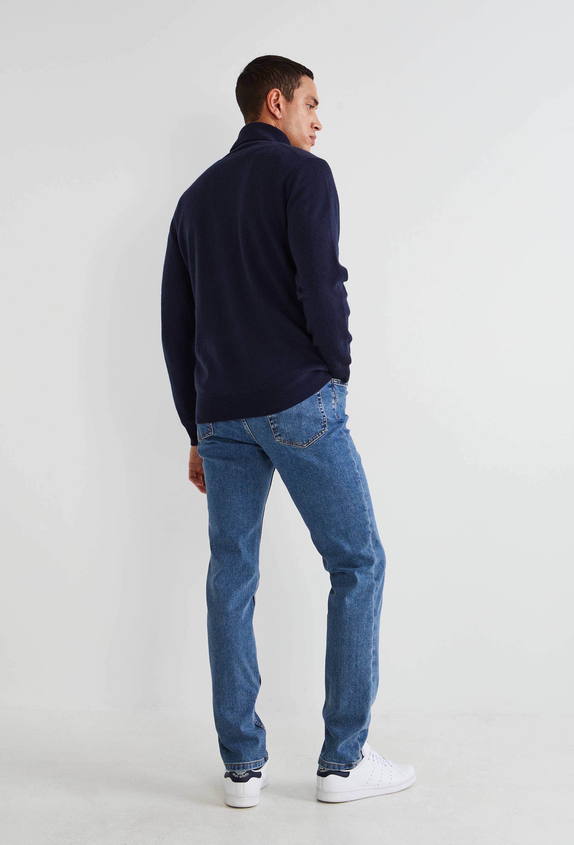 Jean slim contenant du coton, Bleu, large image number 1.0