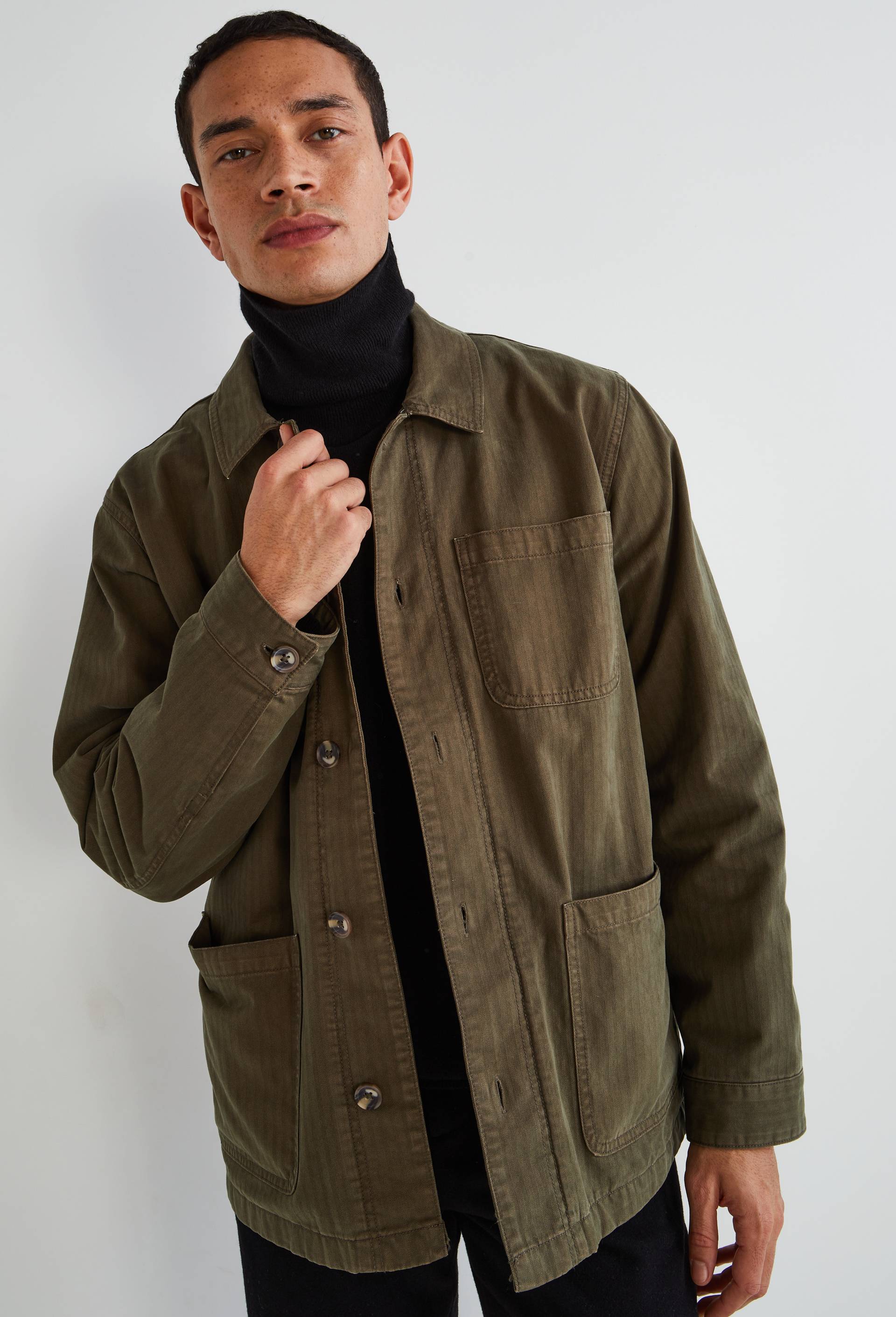 Veste en coton BIO GOTS, Vert fonc&eacute;, large image number 0