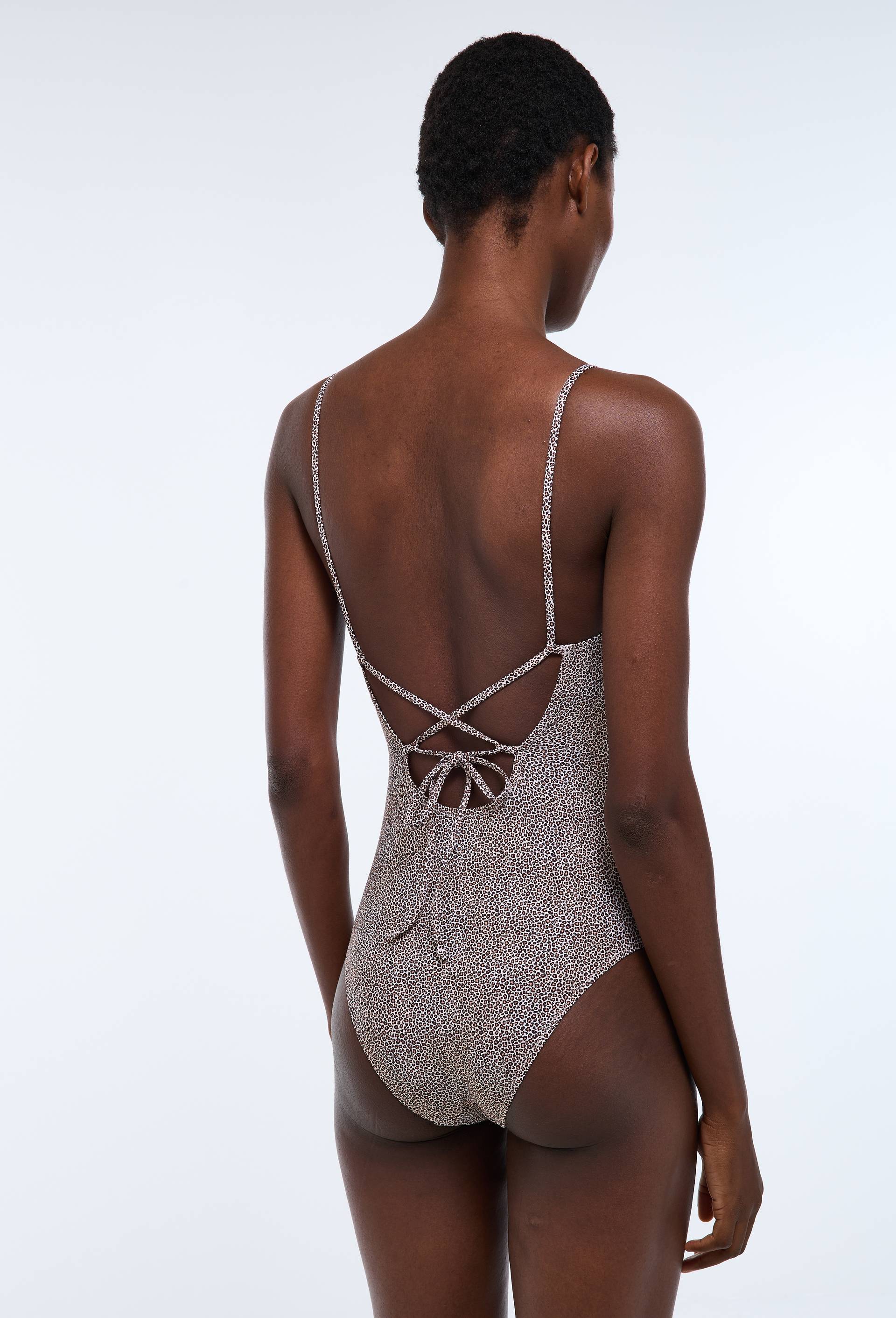 Maillot de bain 1 pi&egrave;ce INDIA, Beige, large image number 3.0