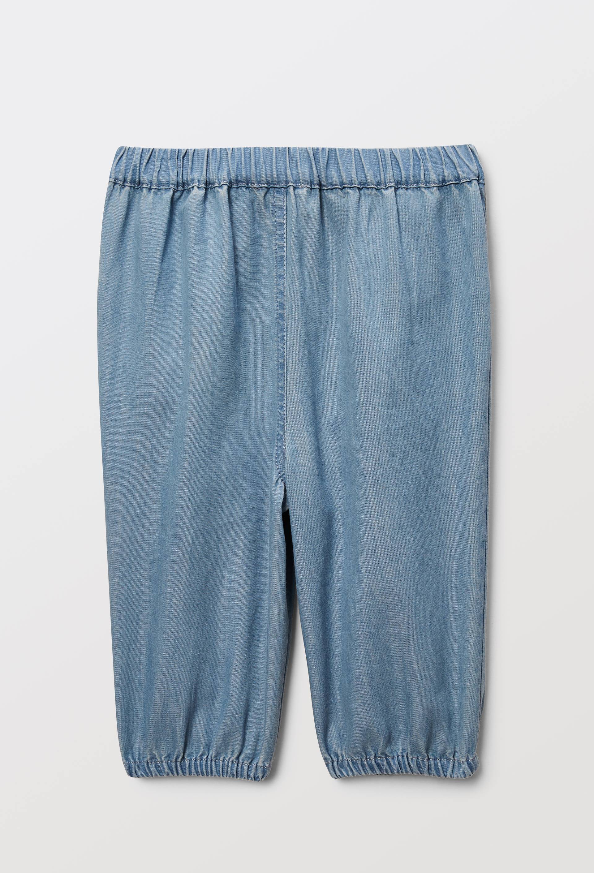 Sarouel en chambray en coton BIO GOTS, Bleu clair, large image number 3.0