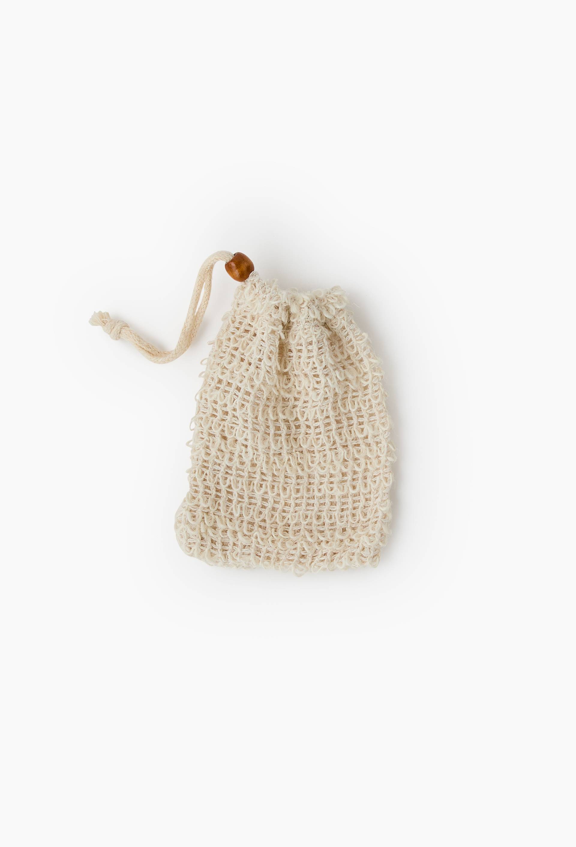 Lot de 2 gants &agrave; savon, 11x14cm, en crin, Beige, large image number 1