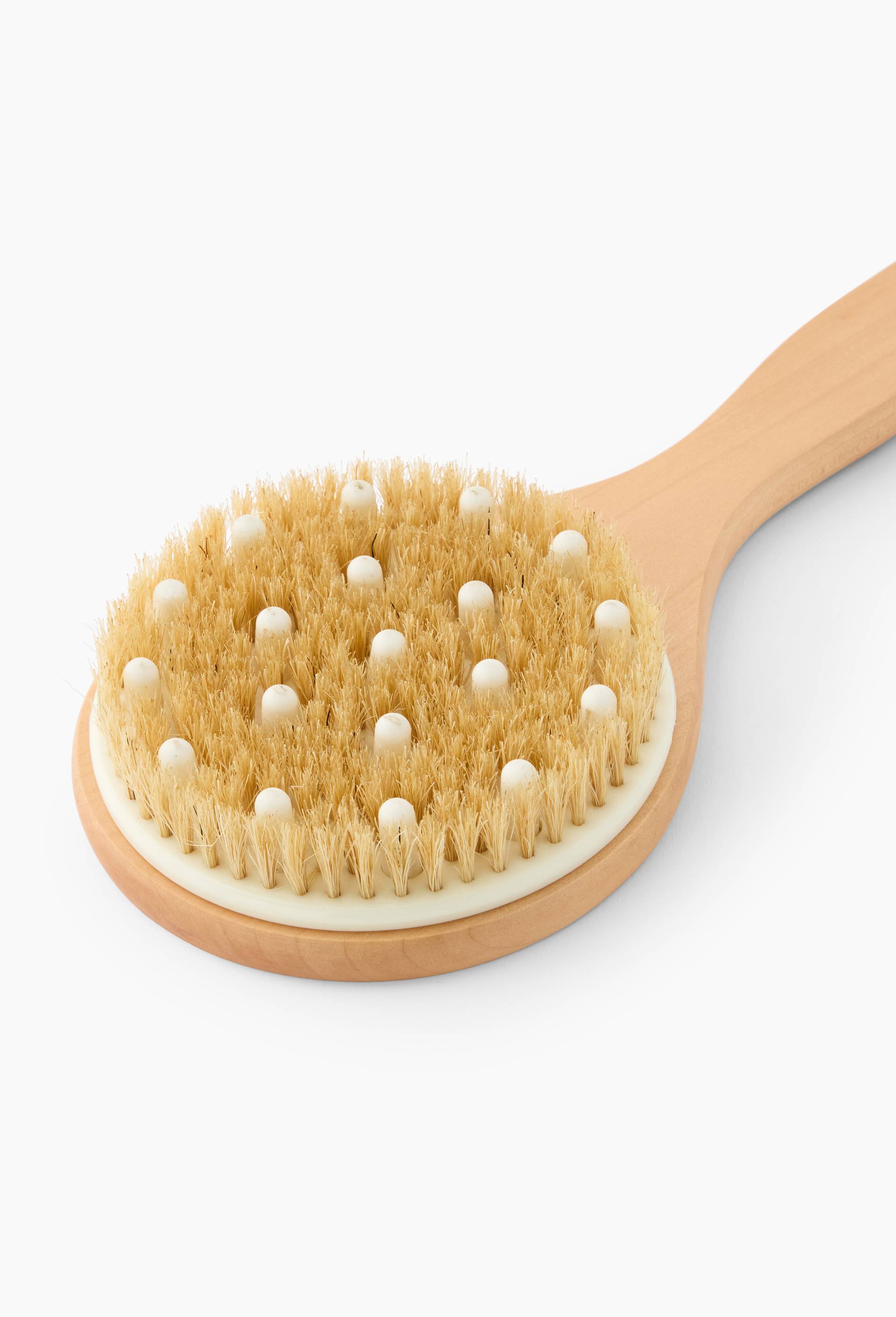 Brosse de massage pour le dos,  40x10.5x3.1cm, en bambou, Beige clair, large image number 1.0