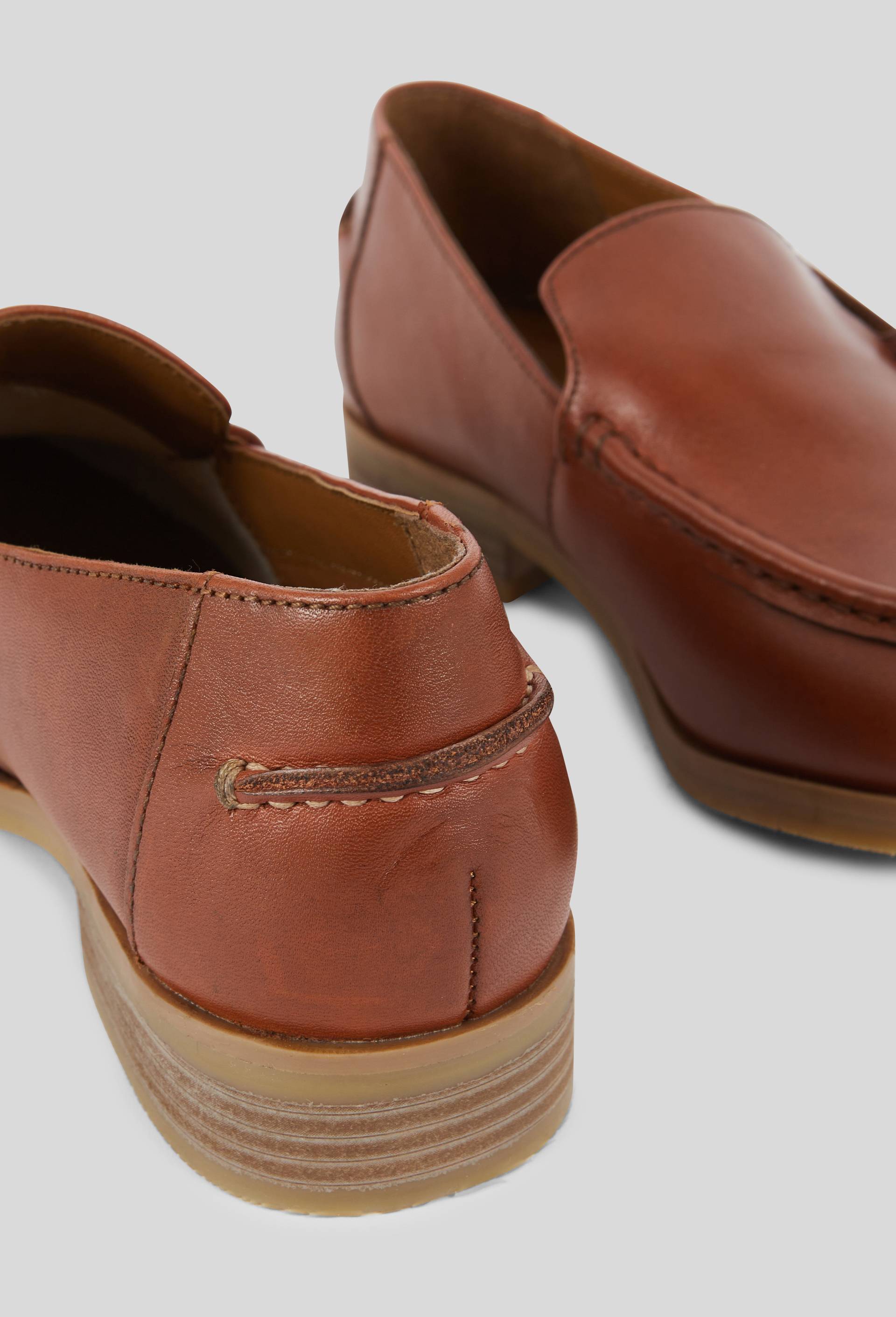 Mocassins , cuir responsable, Beige, large image number 2