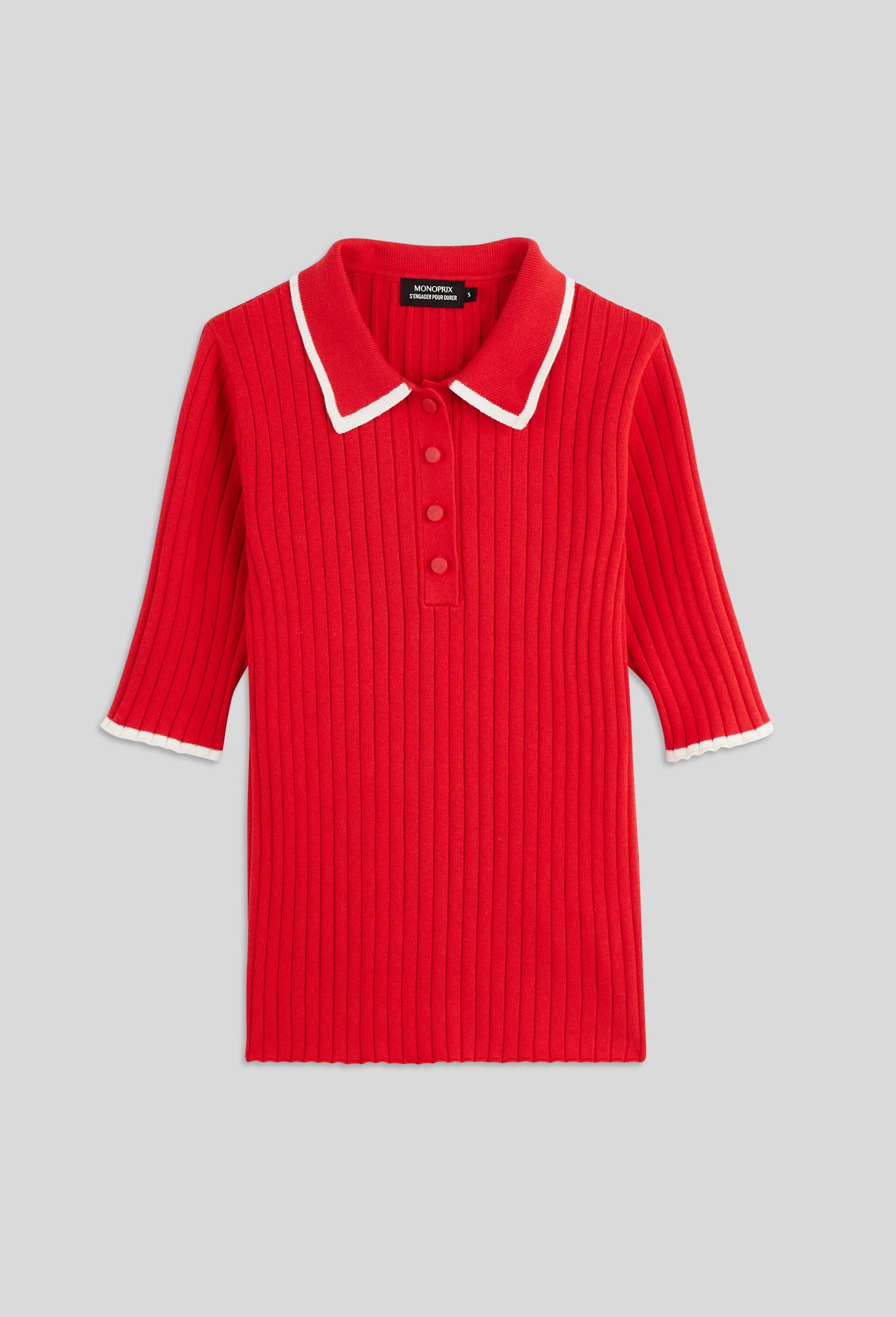 Chemise NEXT Femme – Col Boutonné – Carreaux Rouges – Taille 6 – Occasion Bon état