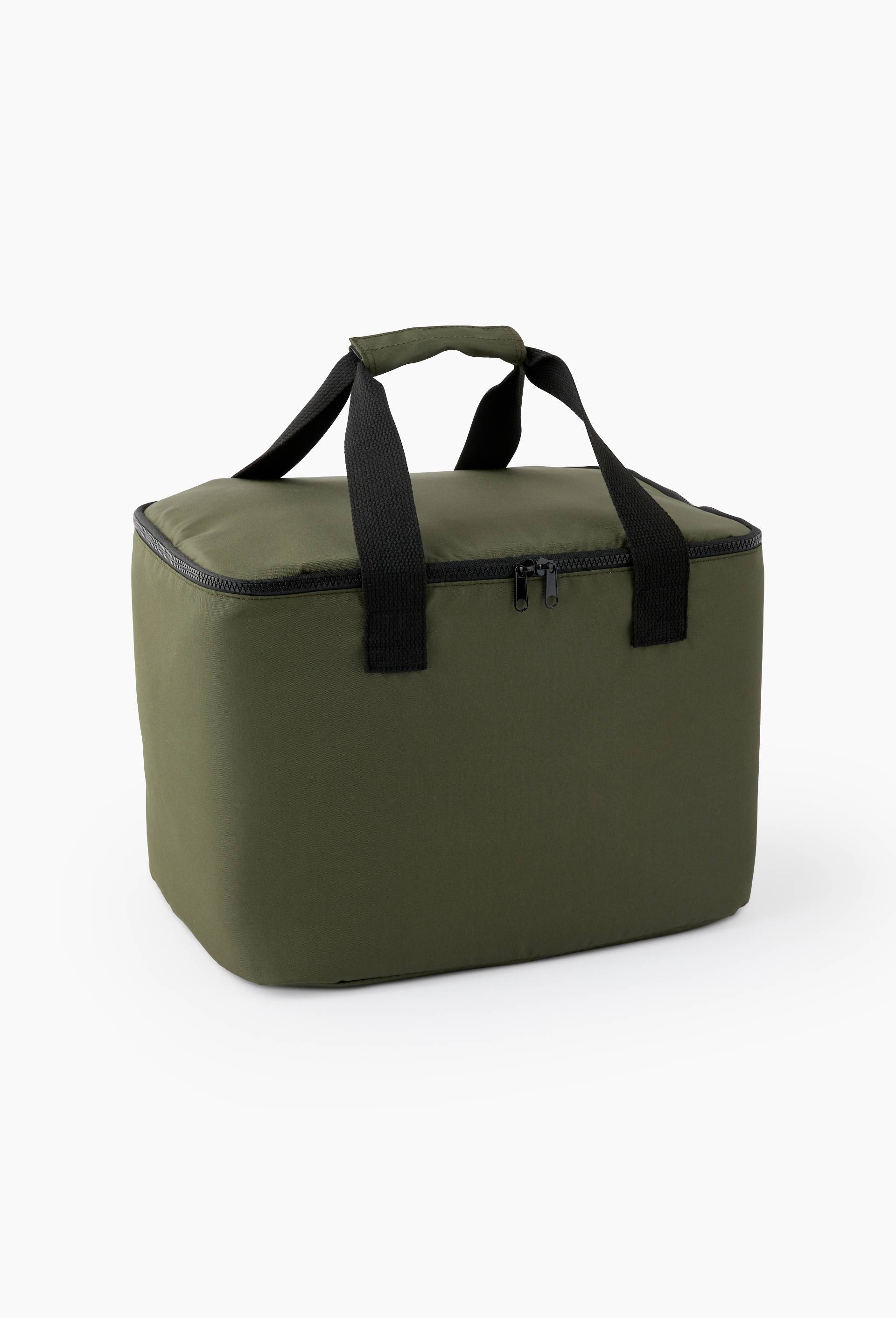 Glaci&egrave;re isotherme, 28,7L, en polyester recycl&eacute;, Vert fonc&eacute;, large image number 0