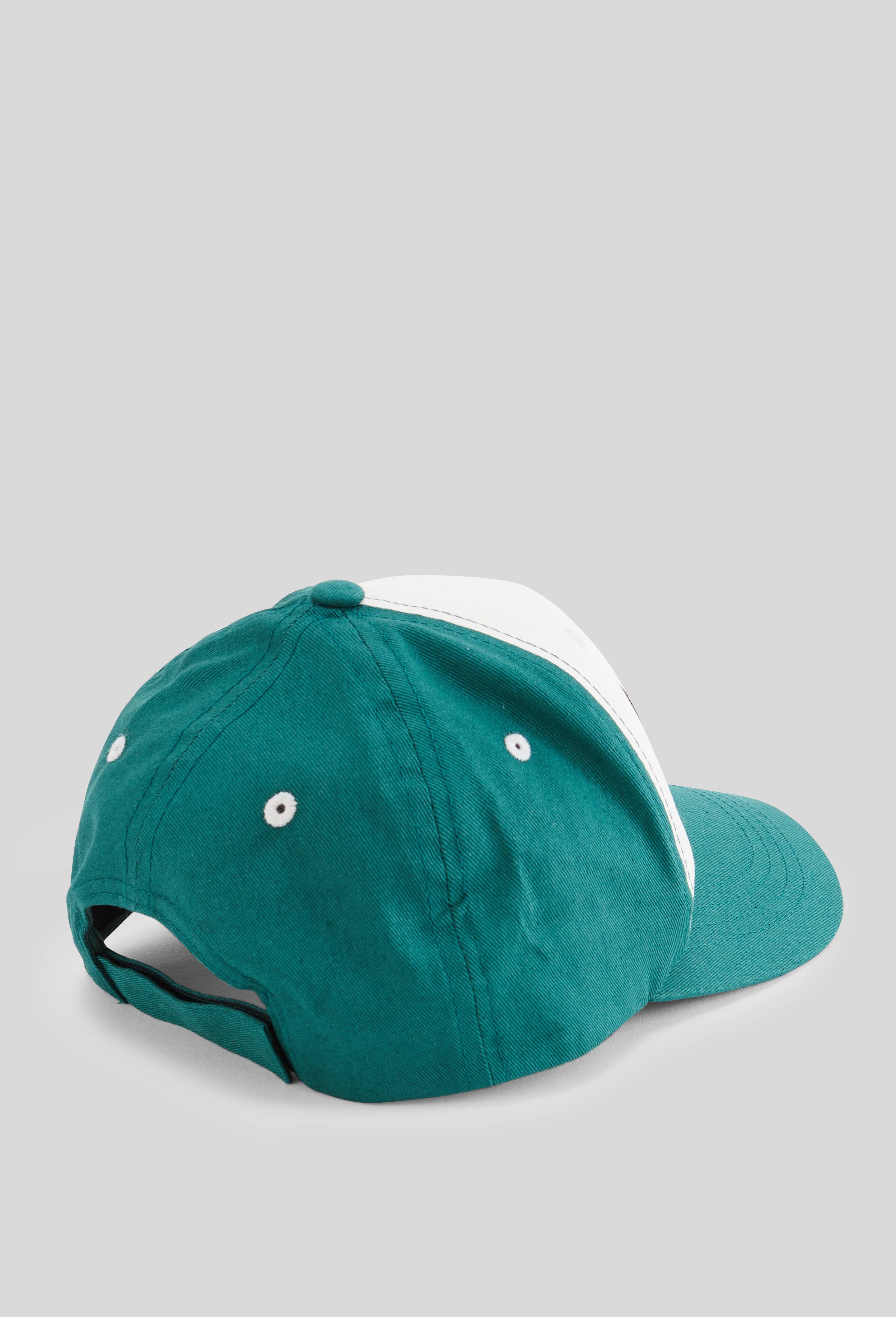 Casquette bicolore en coton, Vert fonc&eacute;, large image number 1