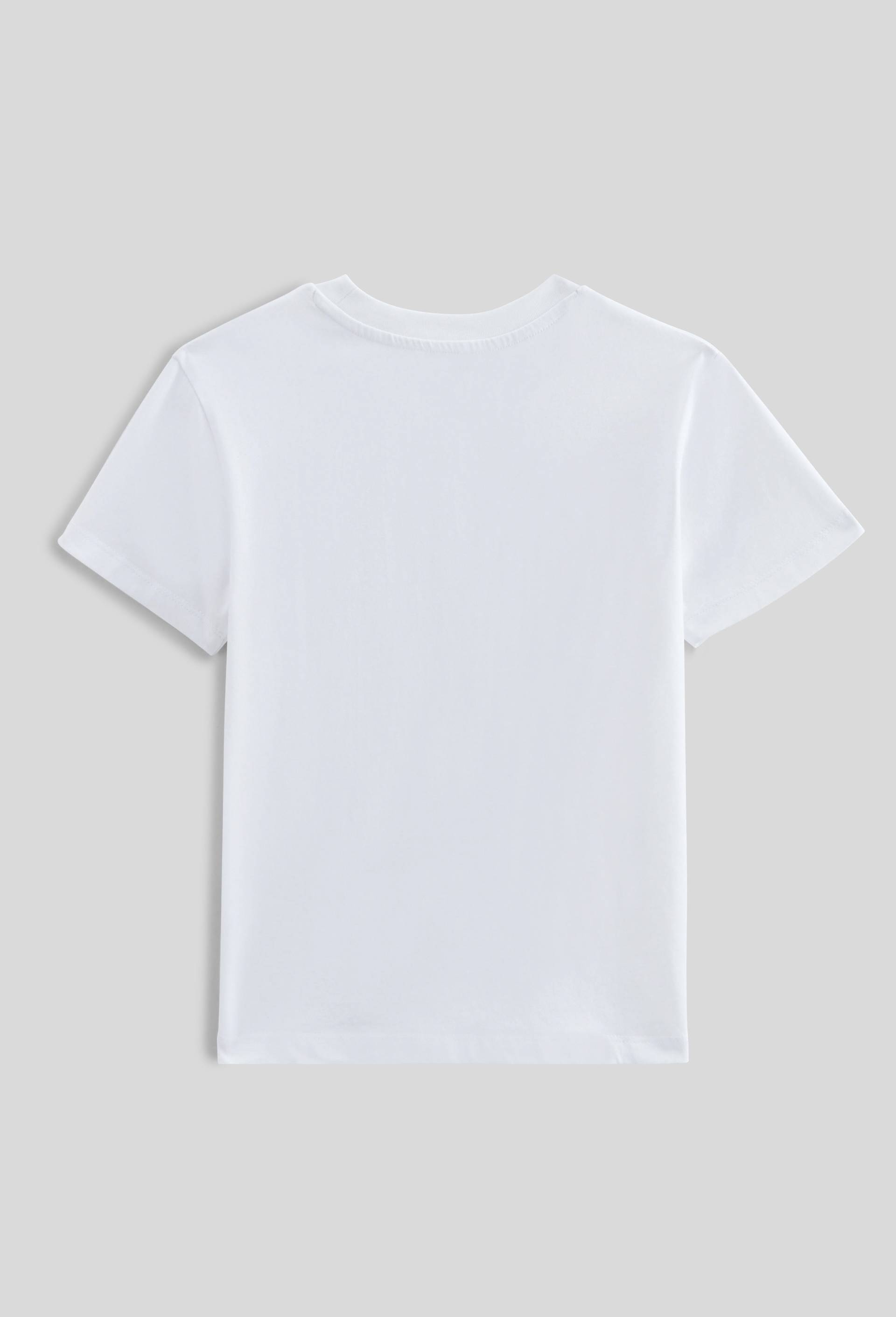 T-shirt manches courtes uni en coton BIO GOTS, Blanc, large image number 1
