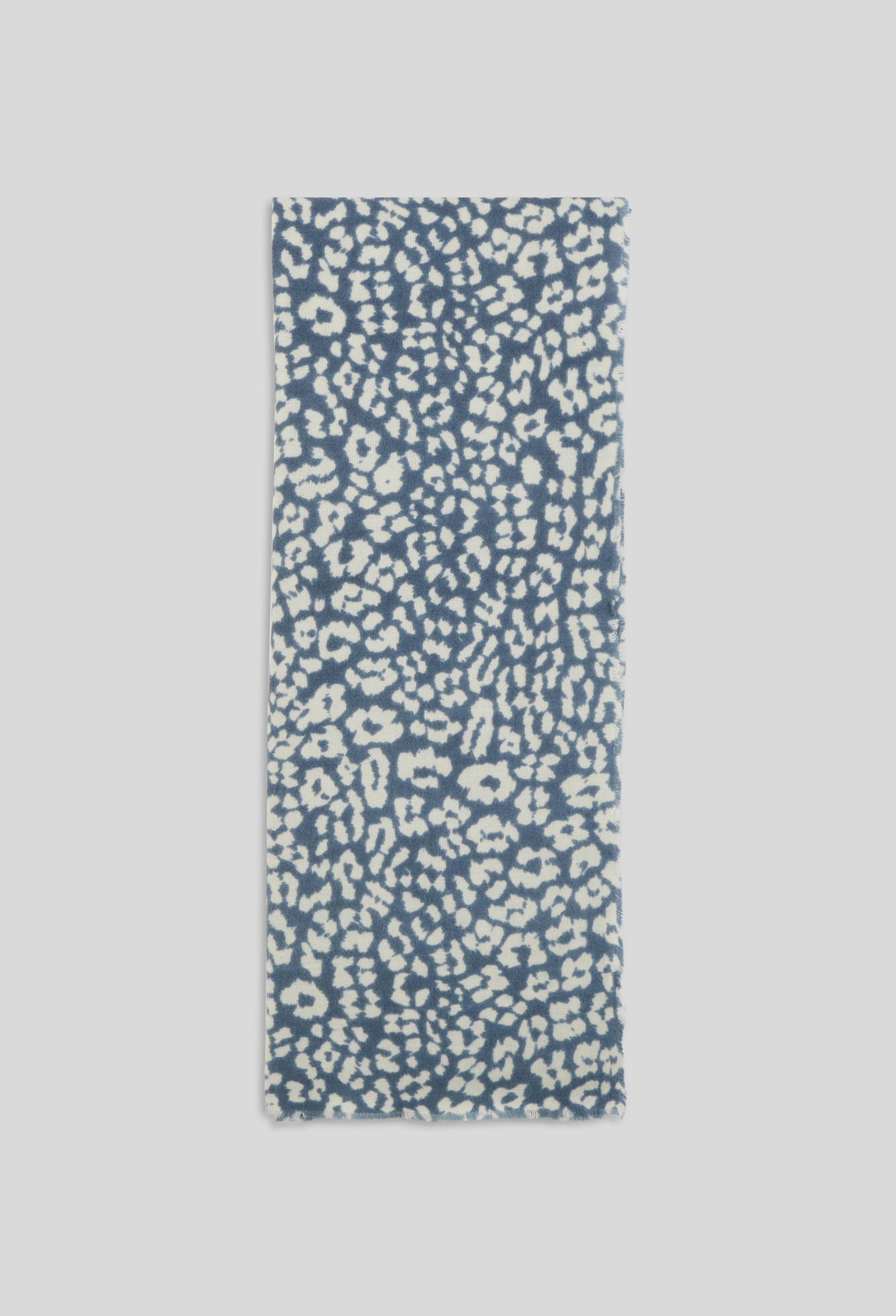 Echarpe imprim&eacute;e, Bleu, large image number 1